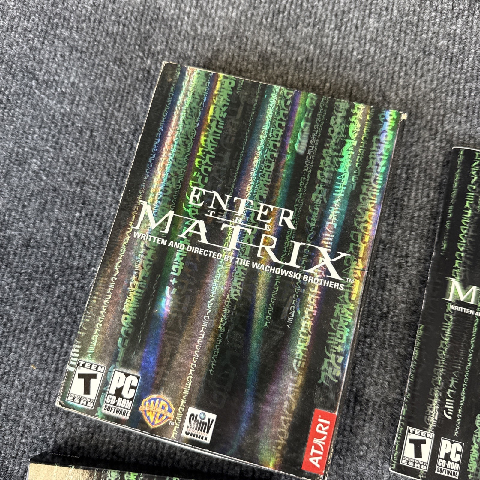 Enter the Matrix PC Game (2003) 4-Disc CD ROM Small Box Atari Complete