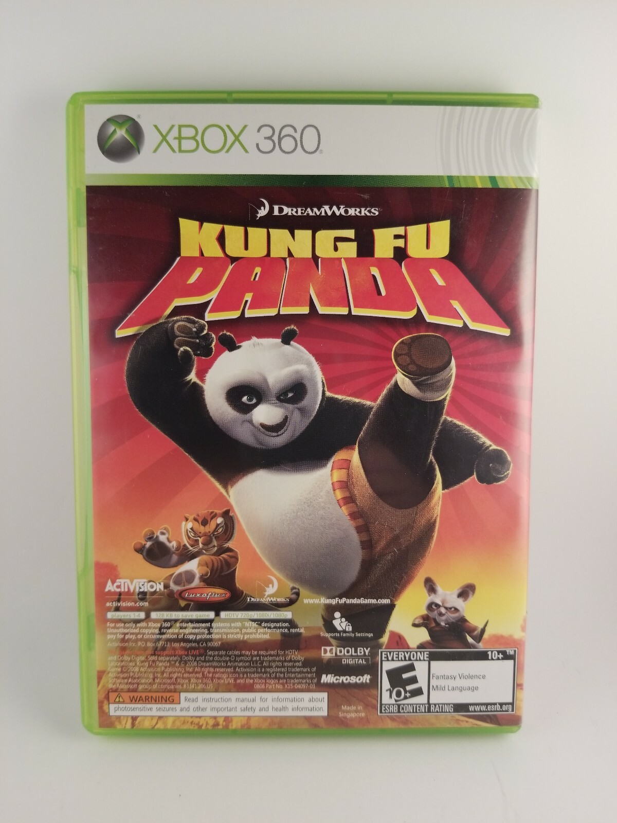 Indiana Jones: The Original Adventure And Kung Fu Panda XBOX 360