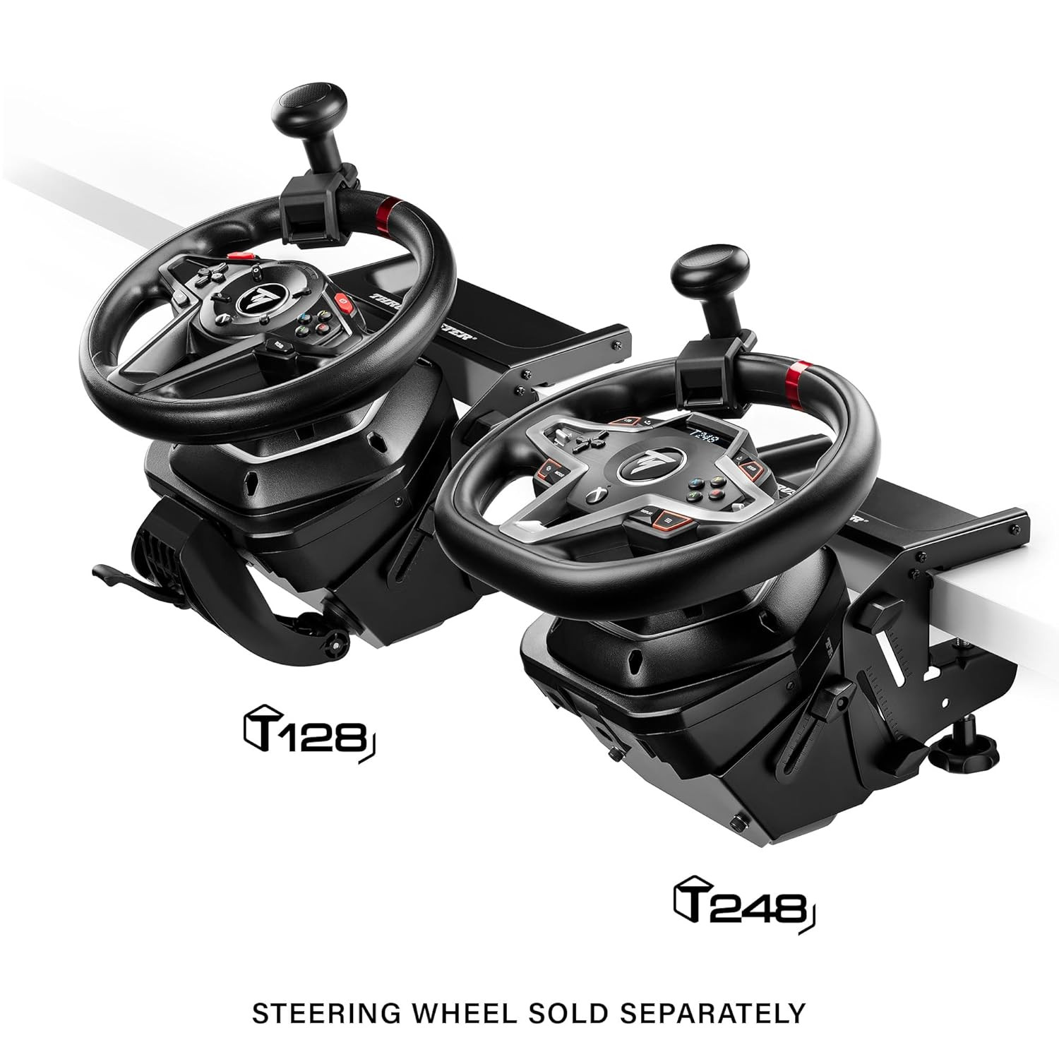 Thrustmaster Simtask Steering Kit, Adjustable Clamp and Spinner Knob, for Truck