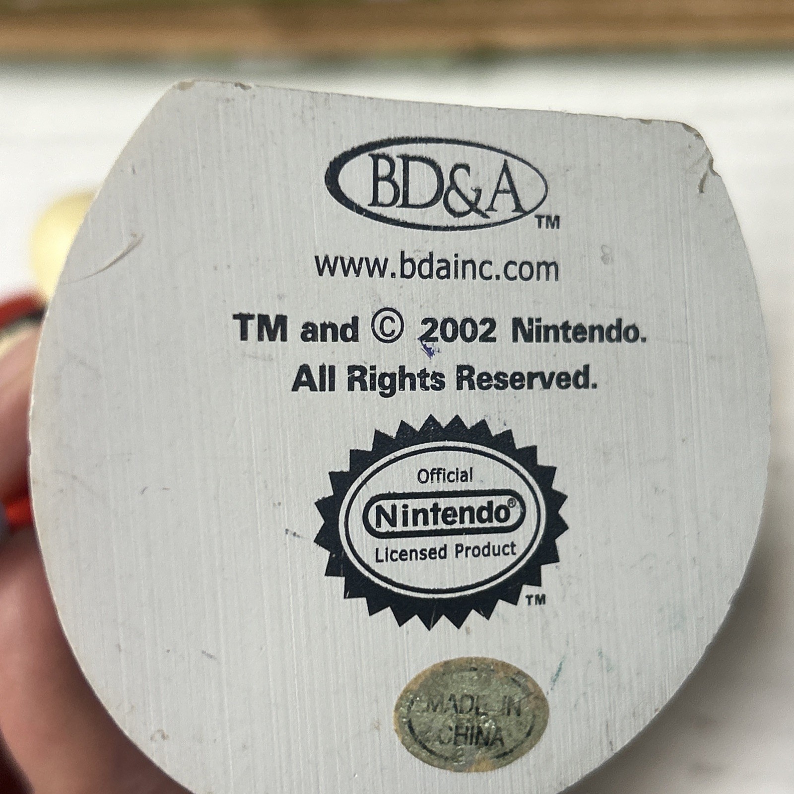 Vintage 2002 BD&A Nintendo Collectibles Mario Bobblehead Read