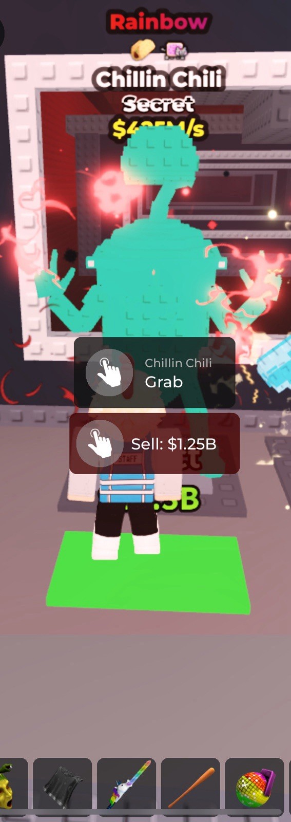Chillin chili 425million 500k Stock rainbow