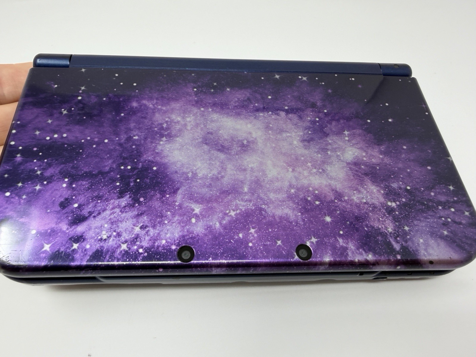Nintendo New 3DS XL Galaxy Edition Handheld Console System – Purple w/charger