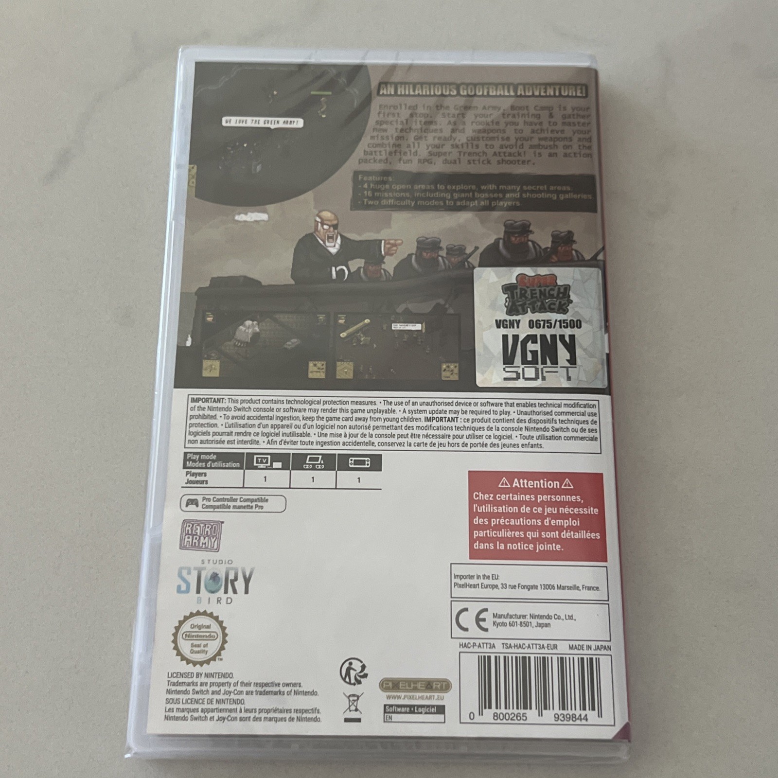 SUPER TRENCH ATTACK – 2020 Nintendo Switch – Ships in box