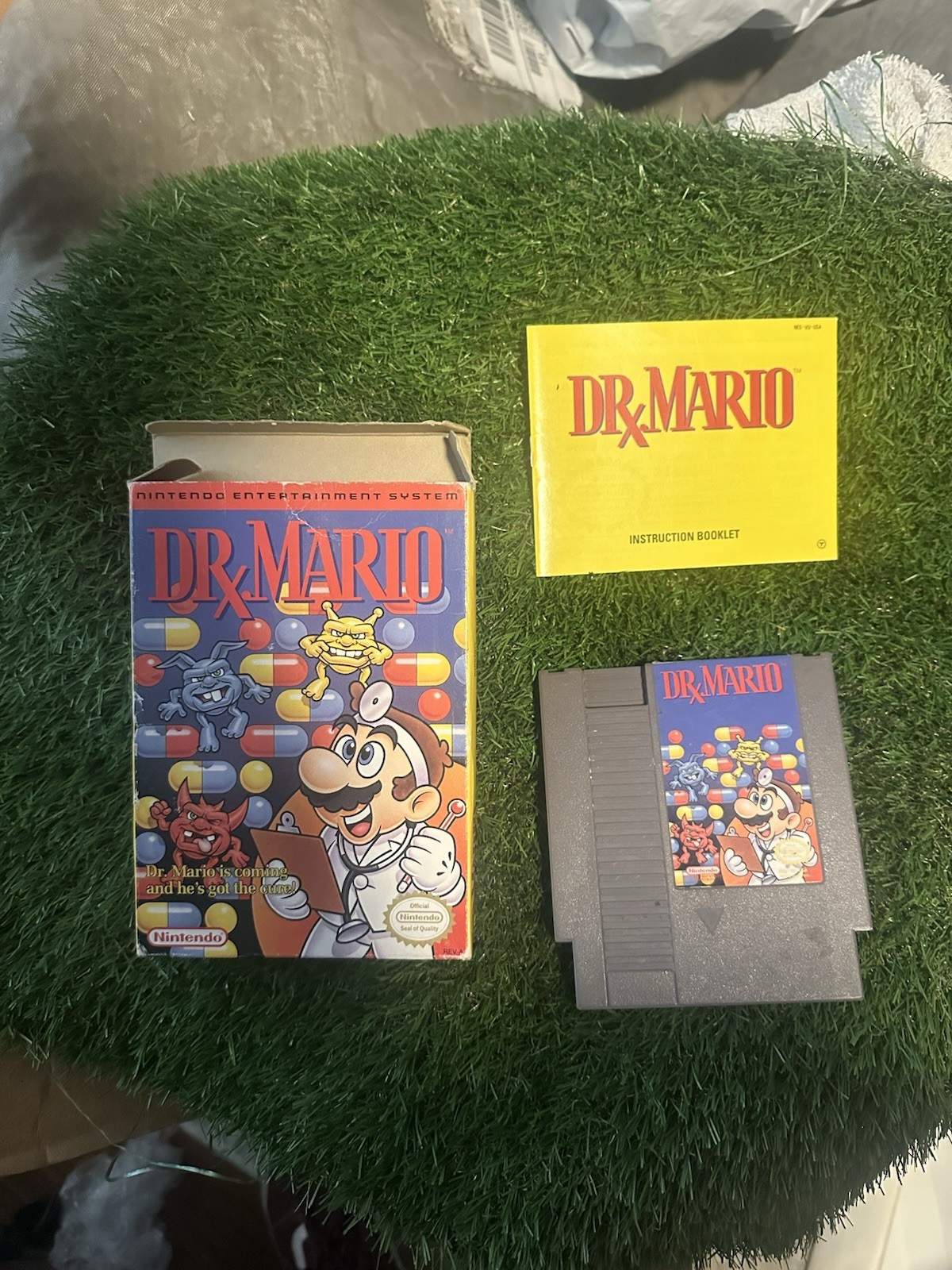 Dr. Mario NES Nintendo Game – Complete In Box – Tested Works