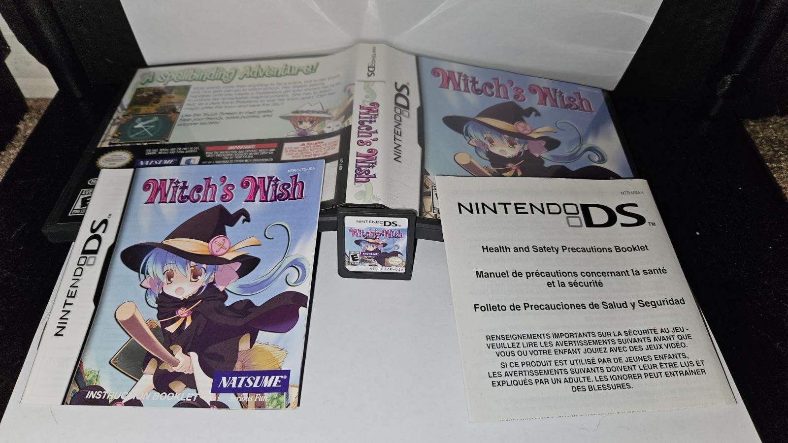 Witch’s Wish (Nintendo DS, 2010) CIB, Authentic and Tested – Rare Natsume Game!