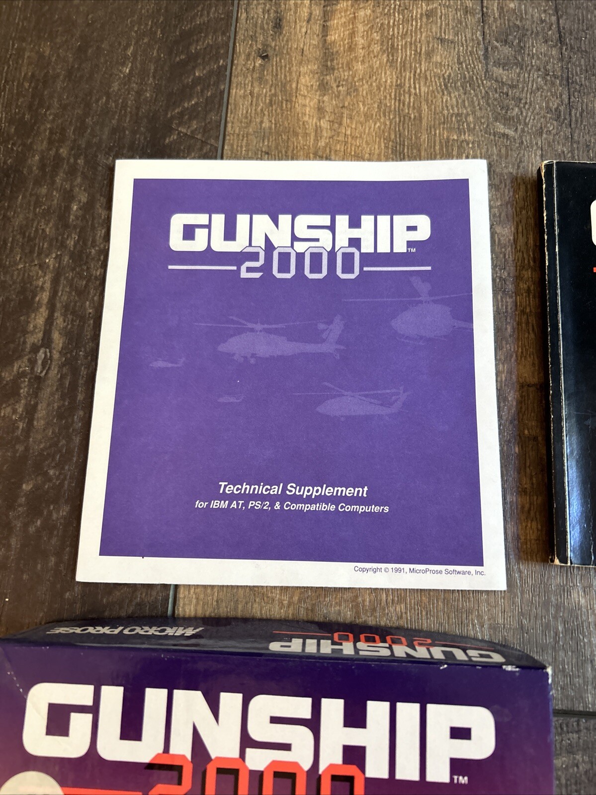 Gunship 2000 (PC, 1991) – 5.25 Inch Floppy