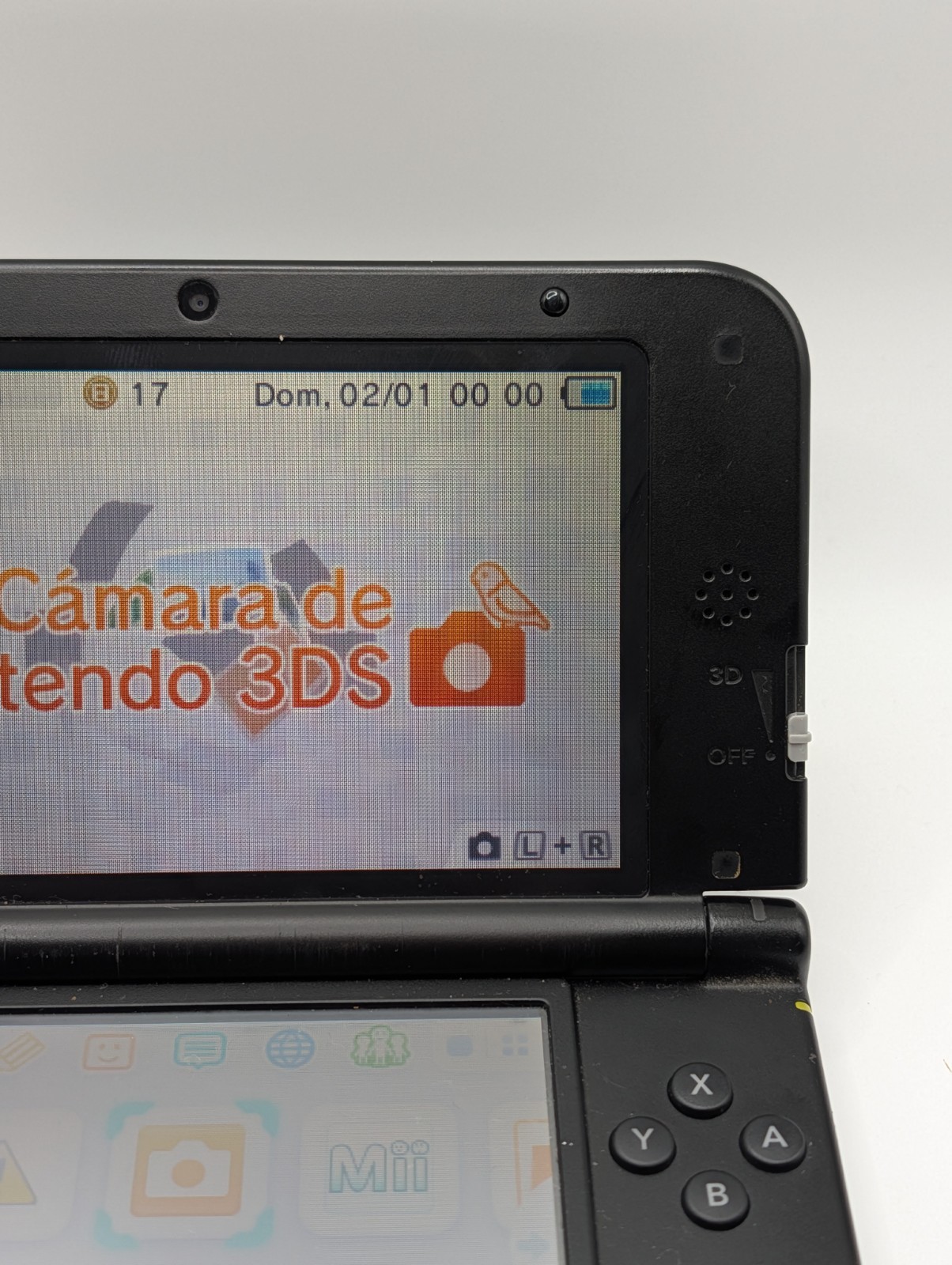 Nintendo 3DS XL Launch Edition Black Handheld OEM Charger Tested and Working