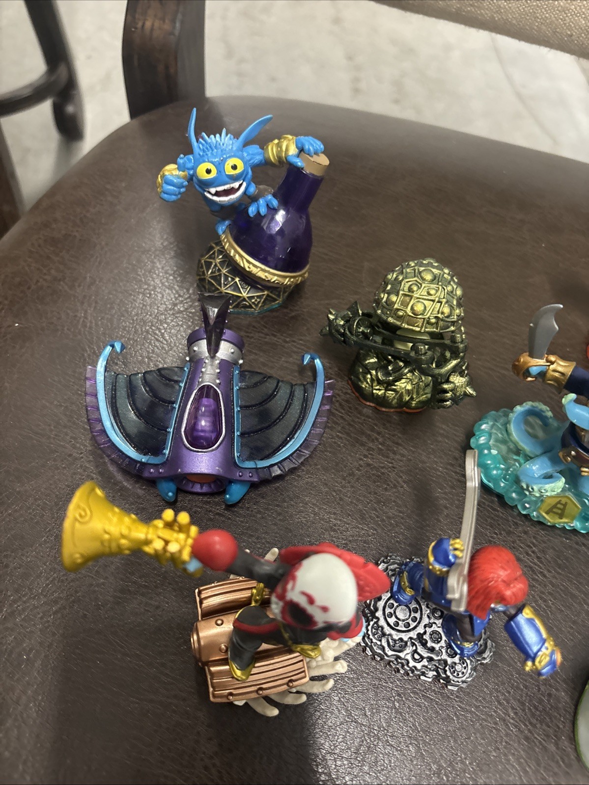 Skylanders Lot Shroom Boom Metallic Fiesta Dark Sea Shadow Erupter Stealth Elf