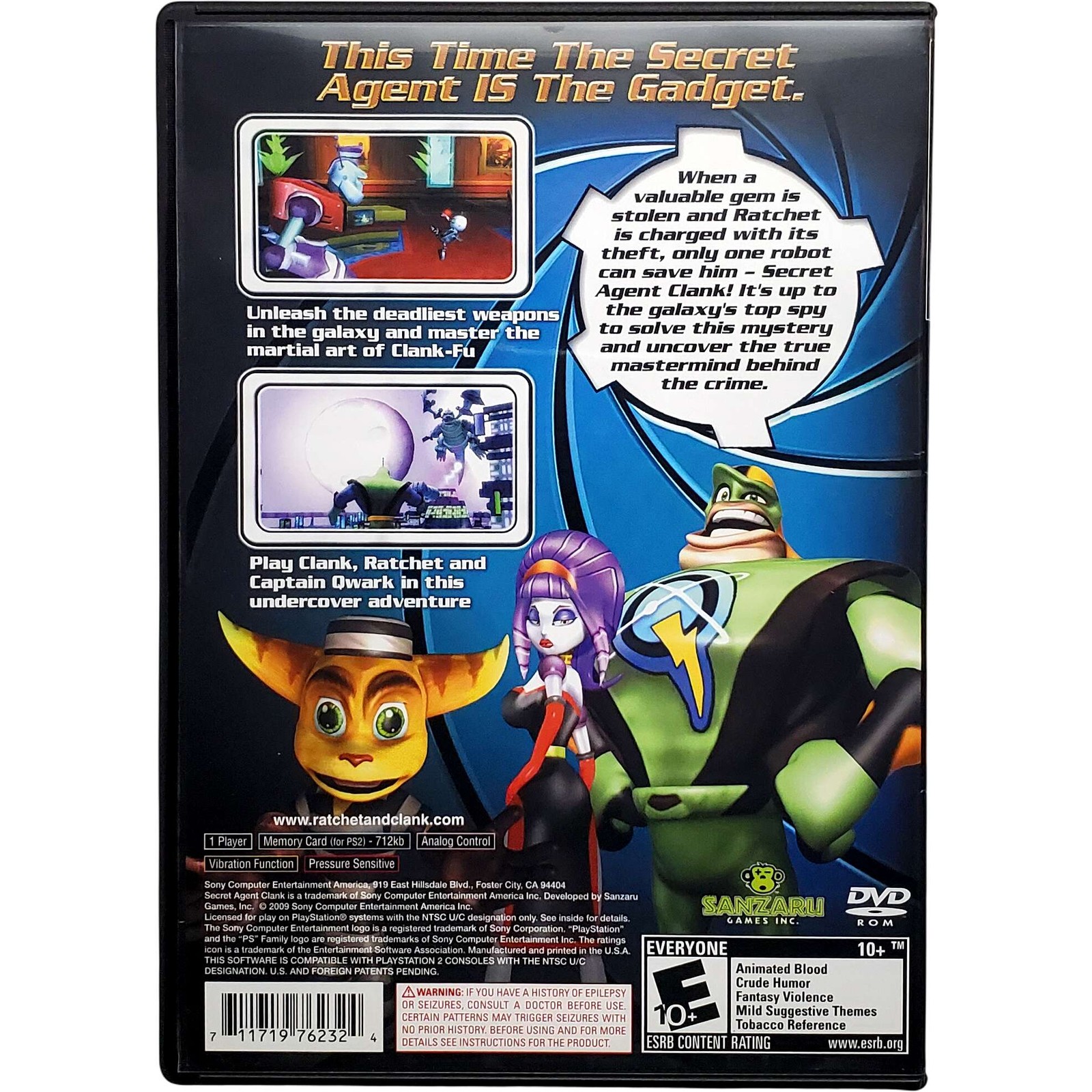 Secret Agent Clank – Sony Playstation 2 PS2 Tested 1Y Guarantee