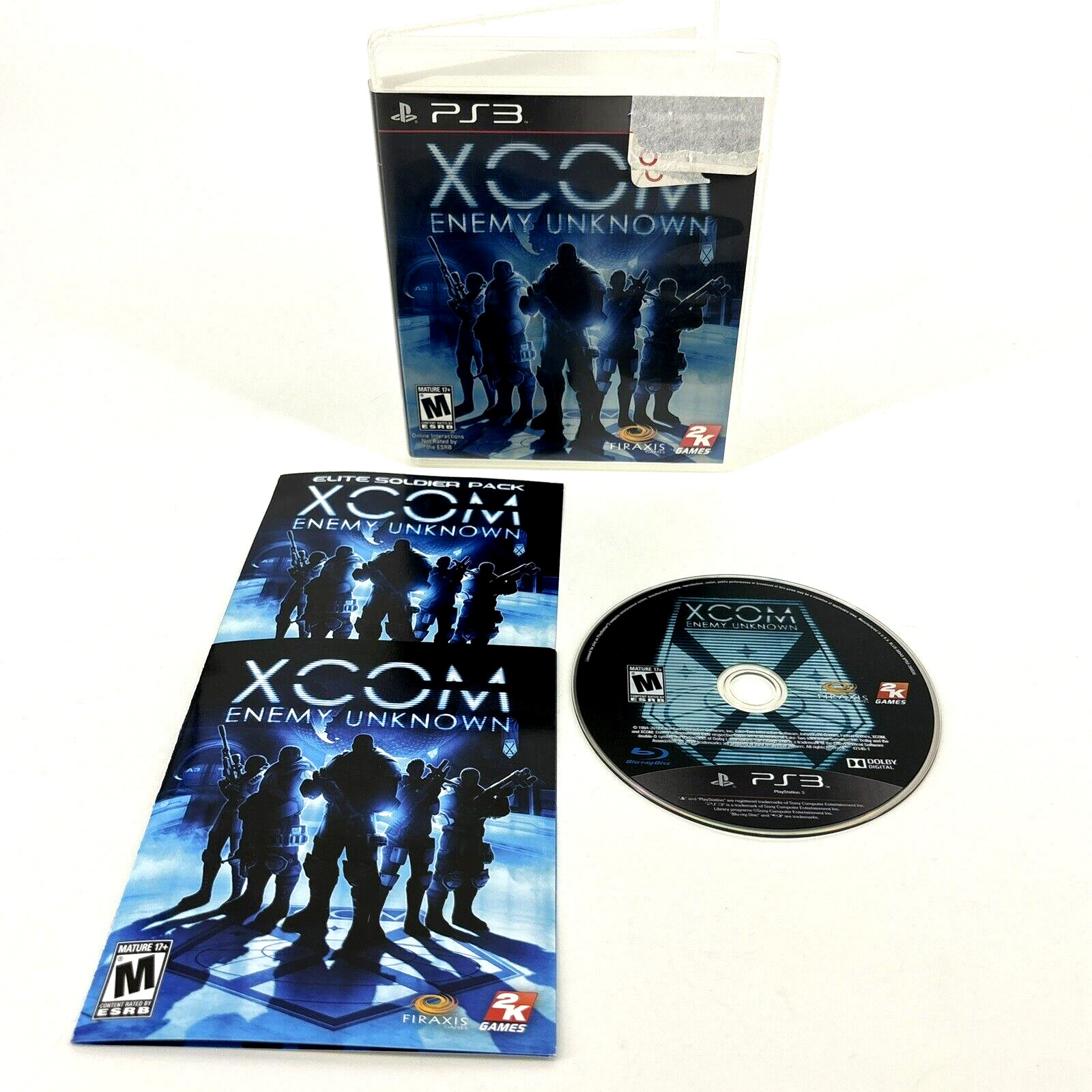 XCOM: Enemy Unknown PlayStation 3 PS3 Game Nice Cdtn Manual, Case Bonus Content