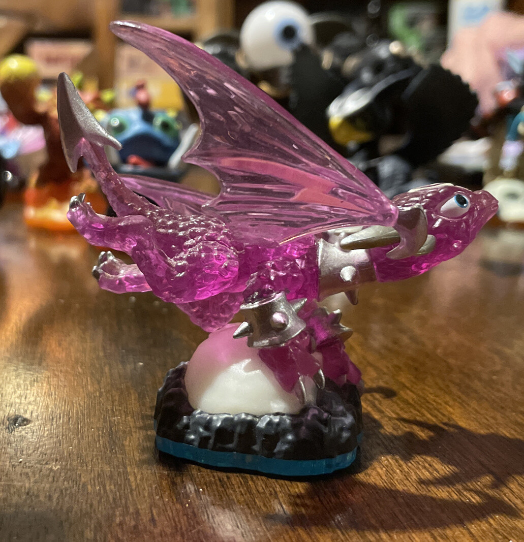 Activision Skylander Phantom Cynder Figure Swamp Force 2013 Undead Blue Base GUC