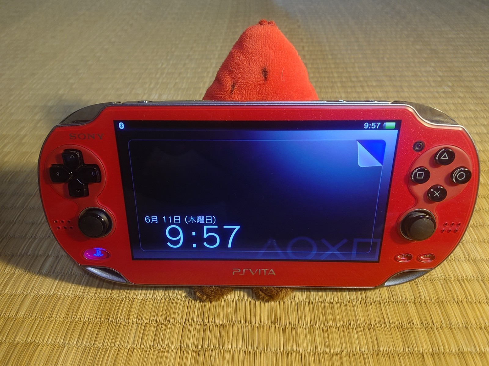 Sony PS Vita PCH-1000 Red Console Tested Working 8GB Memory Card NTSC-J Japan