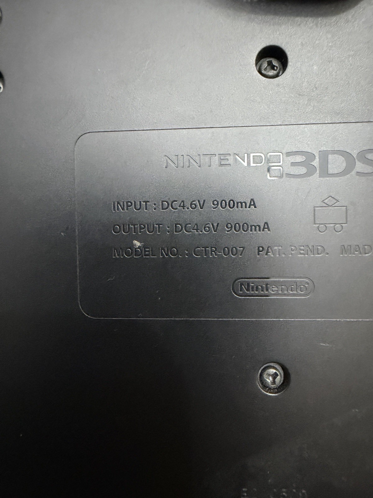 Nintendo 3DS OEM Charging Dock Cradle Stand (CTR-007) Black – NO CABLE