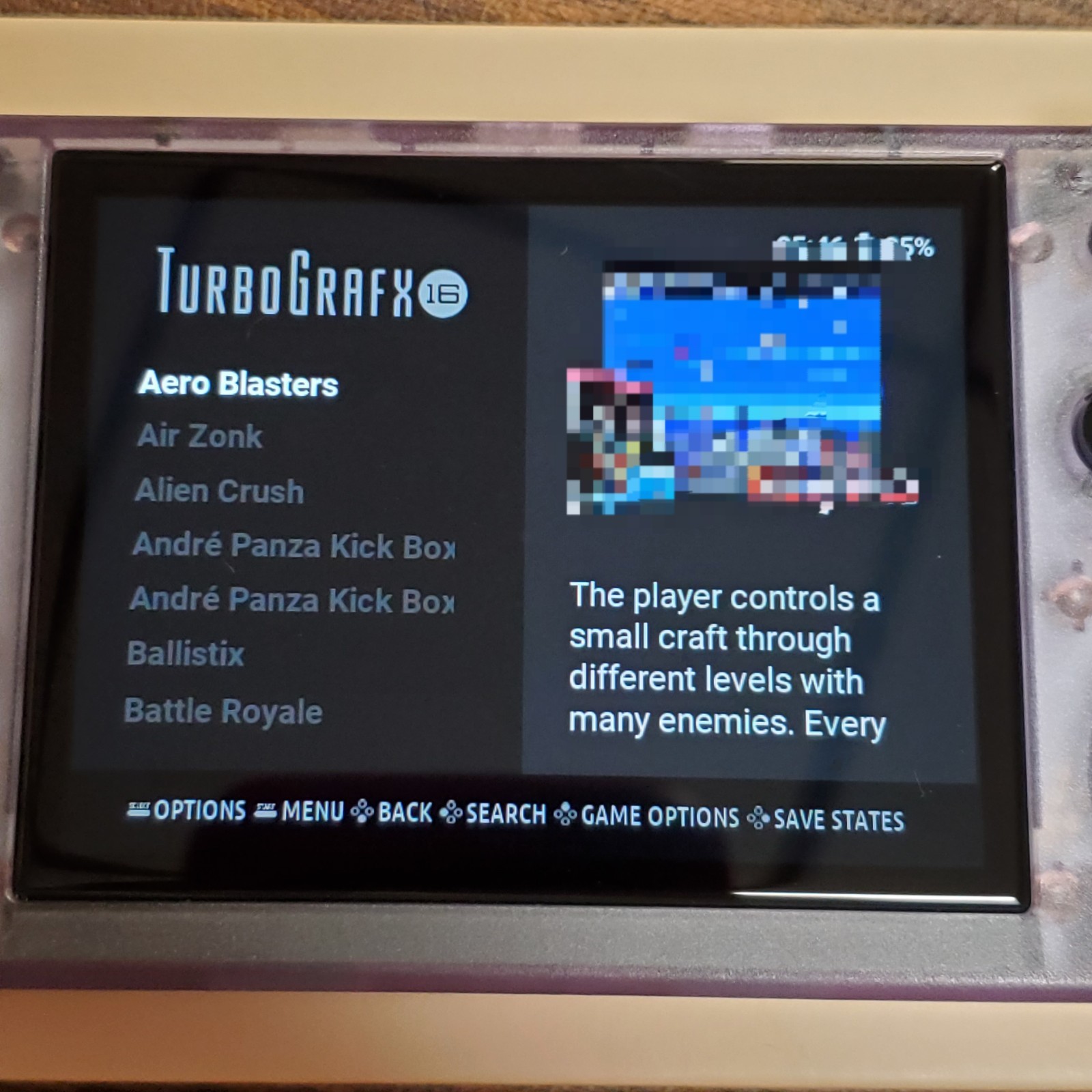 RG35XX H Anbernic Retro Handheld Game Console ROCKNIX OS~ PURPLE Shell 16G+128G