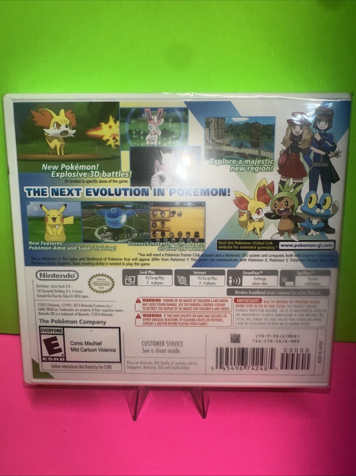 Pokemon X 3DS (Brand New Factory Sealed US Version) Nintendo 3DS