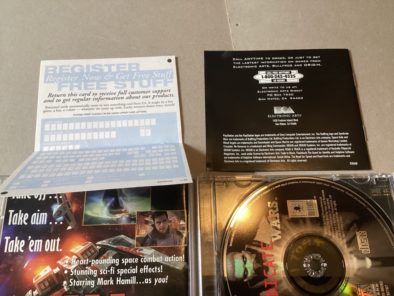 Syndicate Wars Playstation 1 PS1 CiB Complete with Inserts Tested