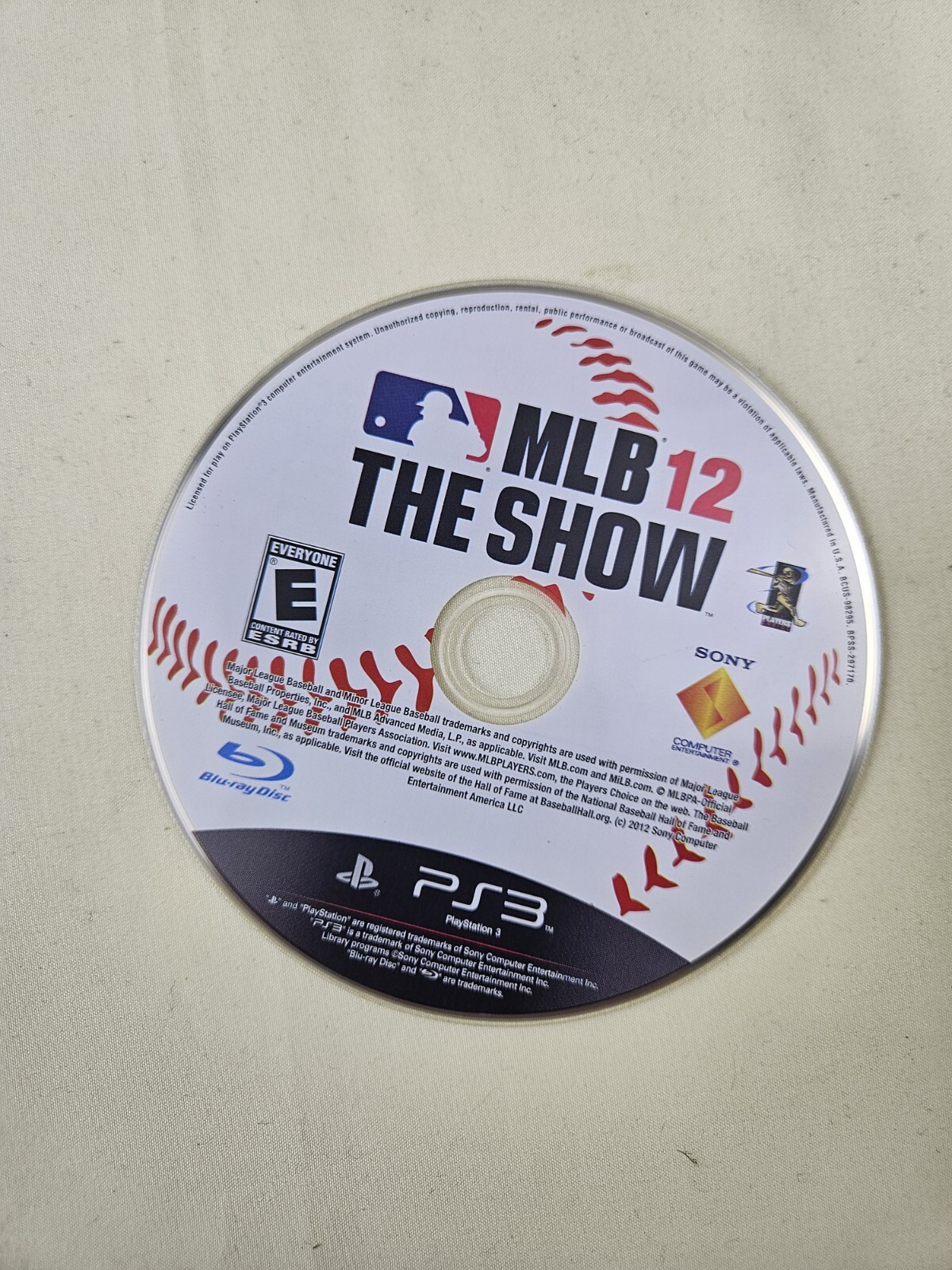 MLB 12: The Show -Sony PlayStation 3 PS3- CIB Complete Tested Video Game