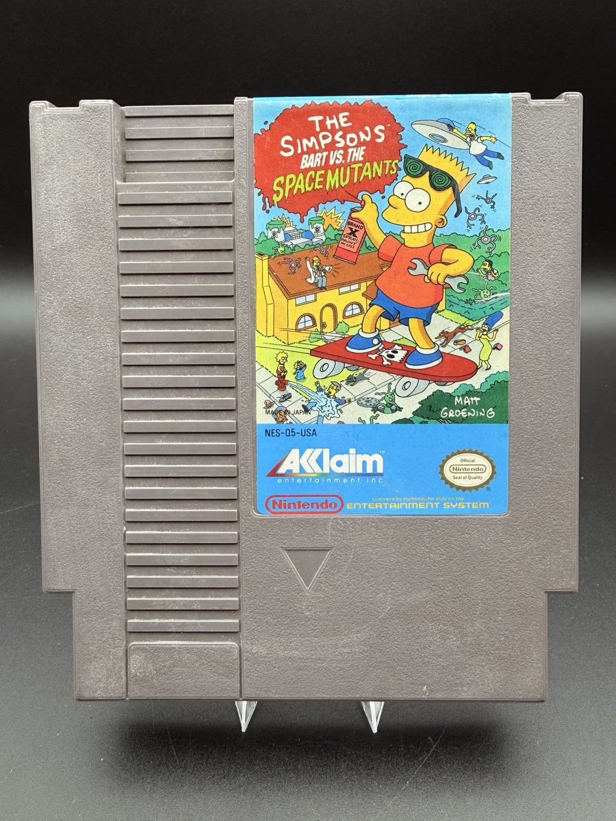The Simpsons: Bart vs. The Space Mutants (Nintendo NES, 1991) AUTHENTIC | TESTED