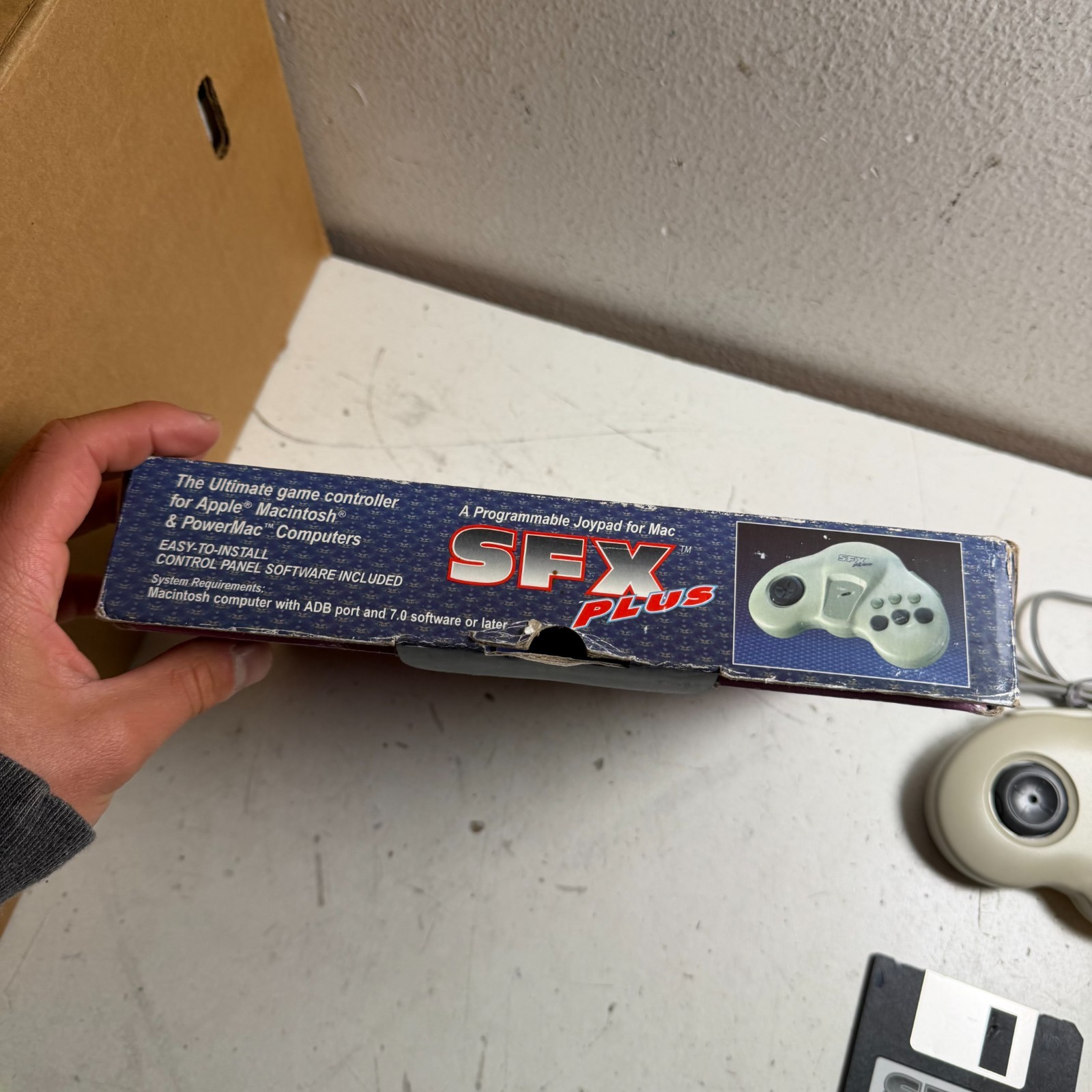Suncom Technologies SFX Plus Beige Programmable Joypad For Macintosh & PowerMac