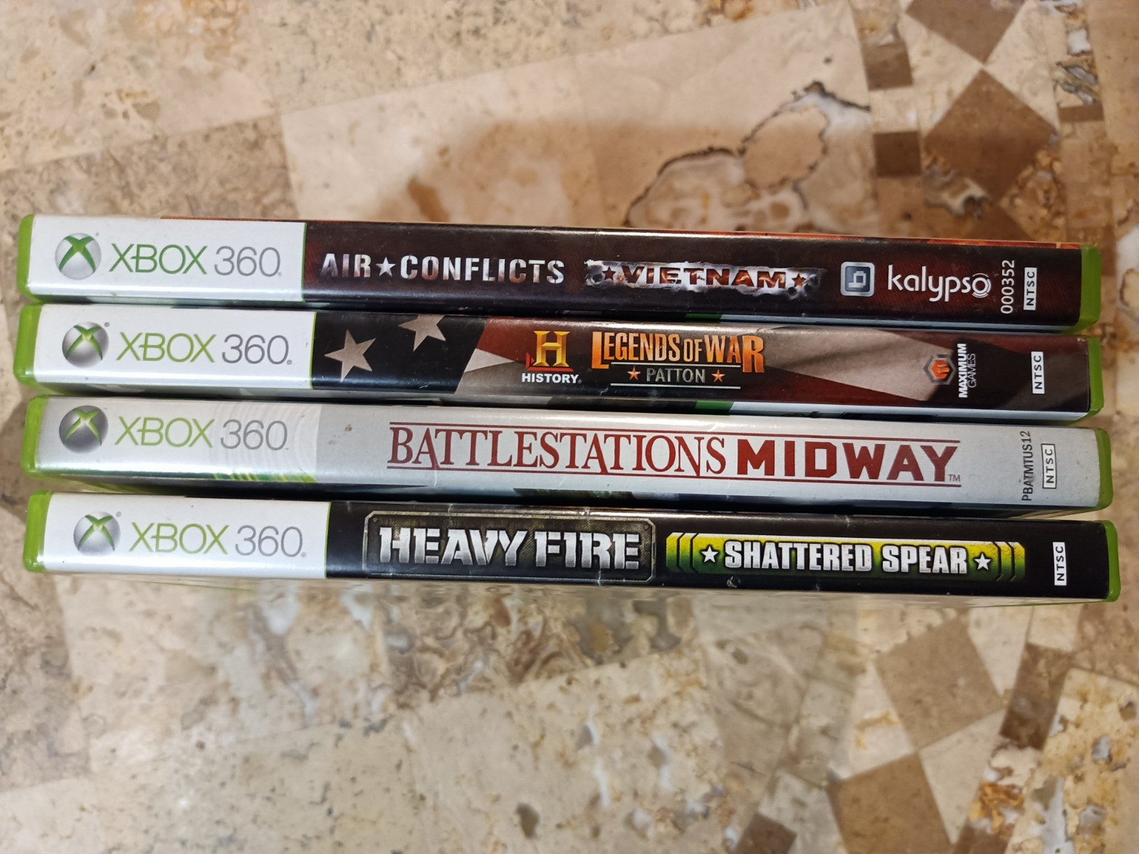BATTLESTATIONS MIDWAY HEAVY FIRE SHATTERED SPEAR AIR CONFLICTS VIETNAM✨Xbox 360✨