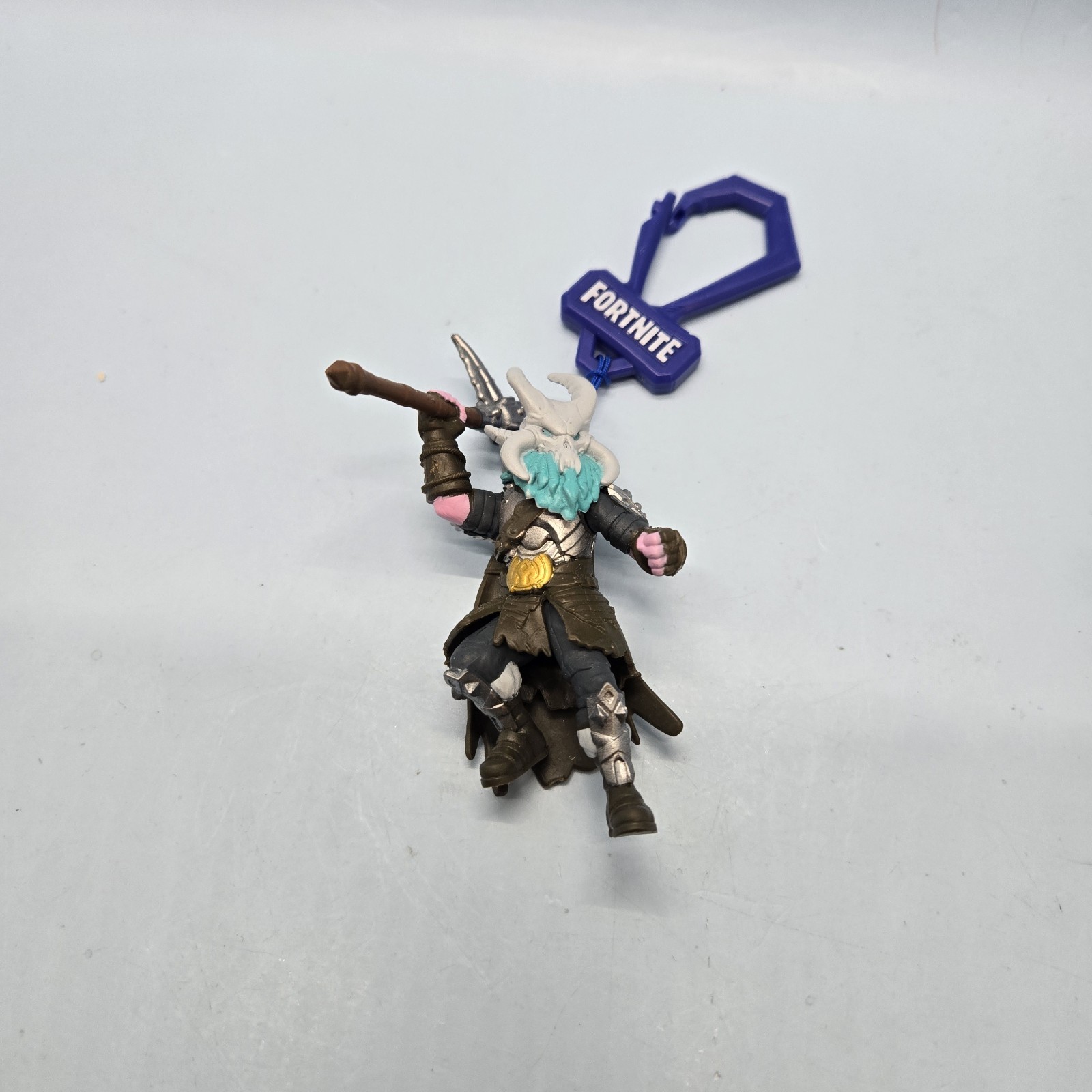 FORTNITE BACKPACK CLIPS • Lot Of 3 Vinyl Figures RAGNAROK, RAVEN, DIRE Keychains
