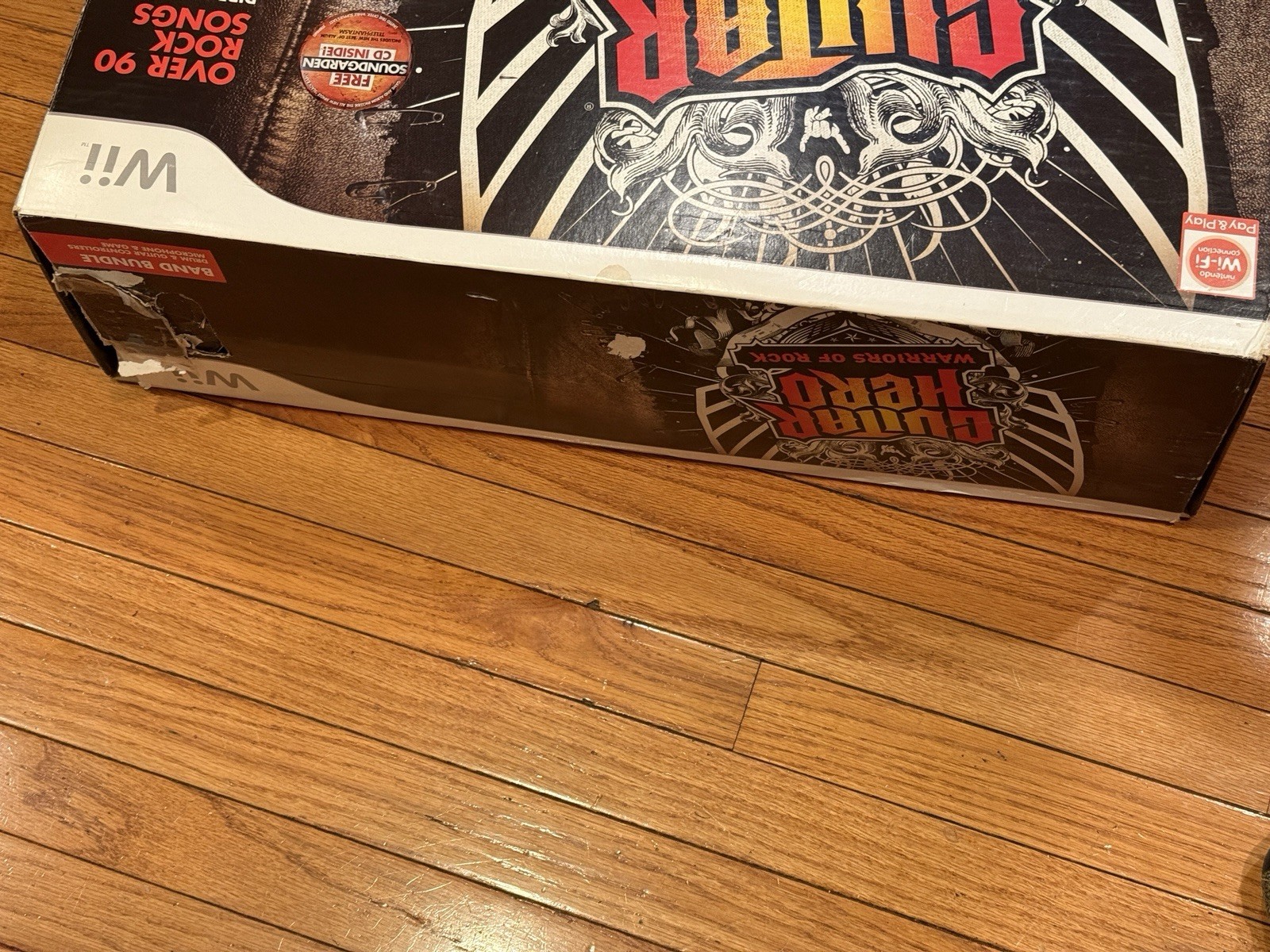 Nintendo Wii Guitar Hero Warriors of Rock Band Bundle Complete in Box