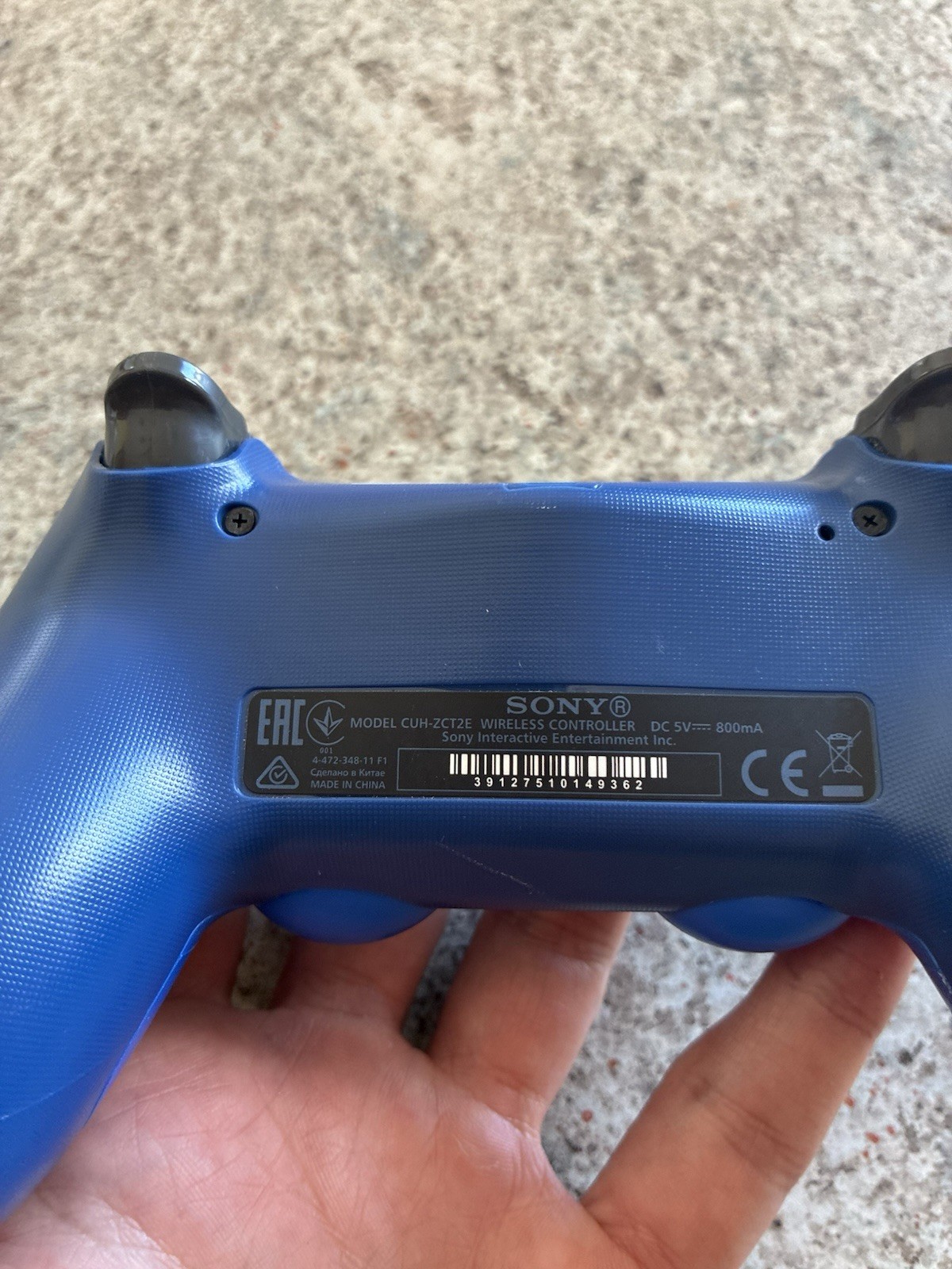 Sony Dualshock 4 OEM Wireless Controller CUHZCT2U – Blue (PS4) Parts Only Read