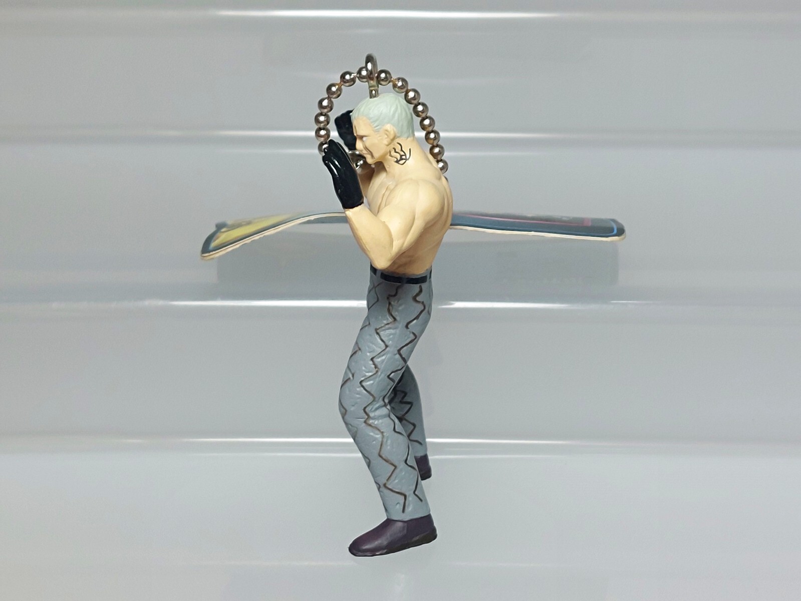 Tekken Geki Kakkoii Keyholder A Bryan Fury Keychain Figure Namco 2.6in