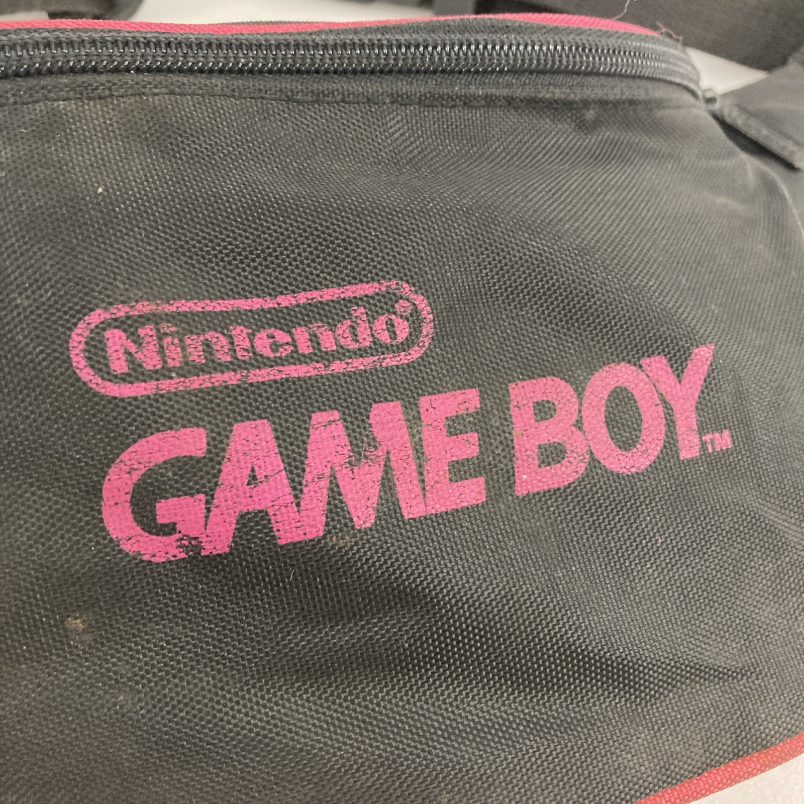 Nintendo Game Boy Hot Pink & Black Fanny Pack Case Bag Vintage 1990’s