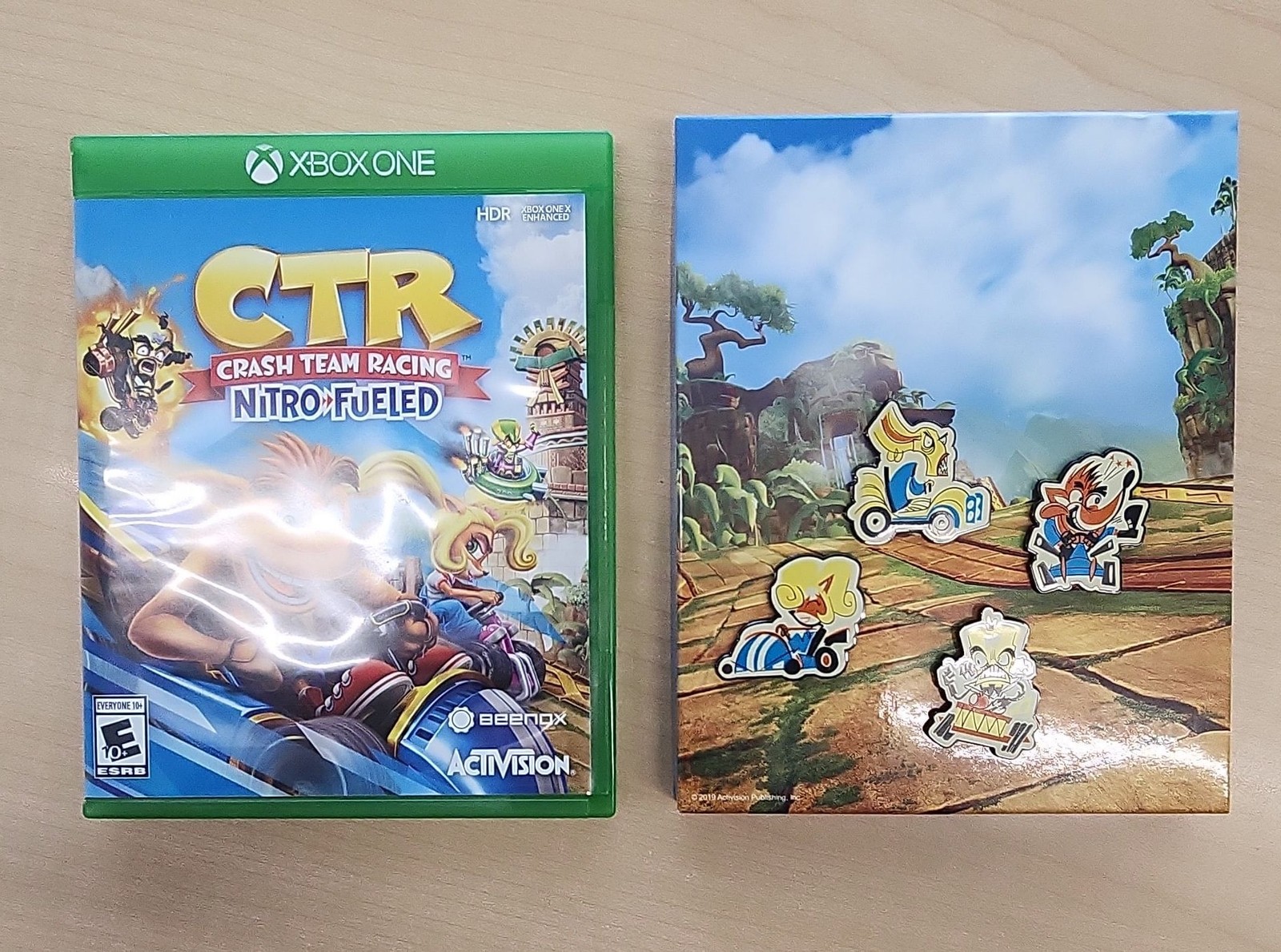 Crash Team Racing Nitro Fueled Nitros Oxide & Pin Bundle for Xbox One