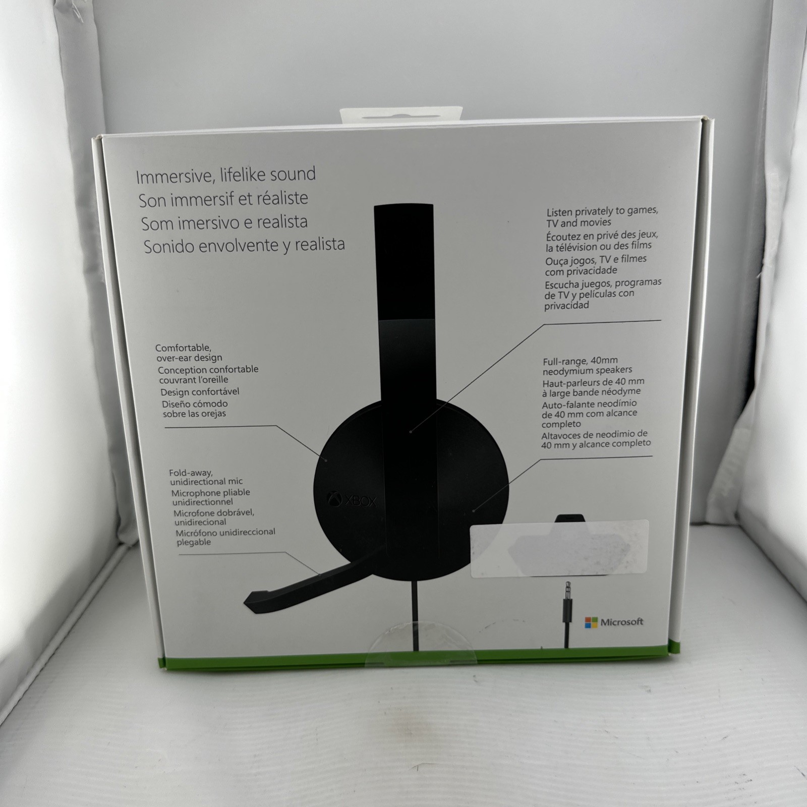 Official Genuine Microsoft Xbox One Stereo Headset Wired 3.5 mm Jack