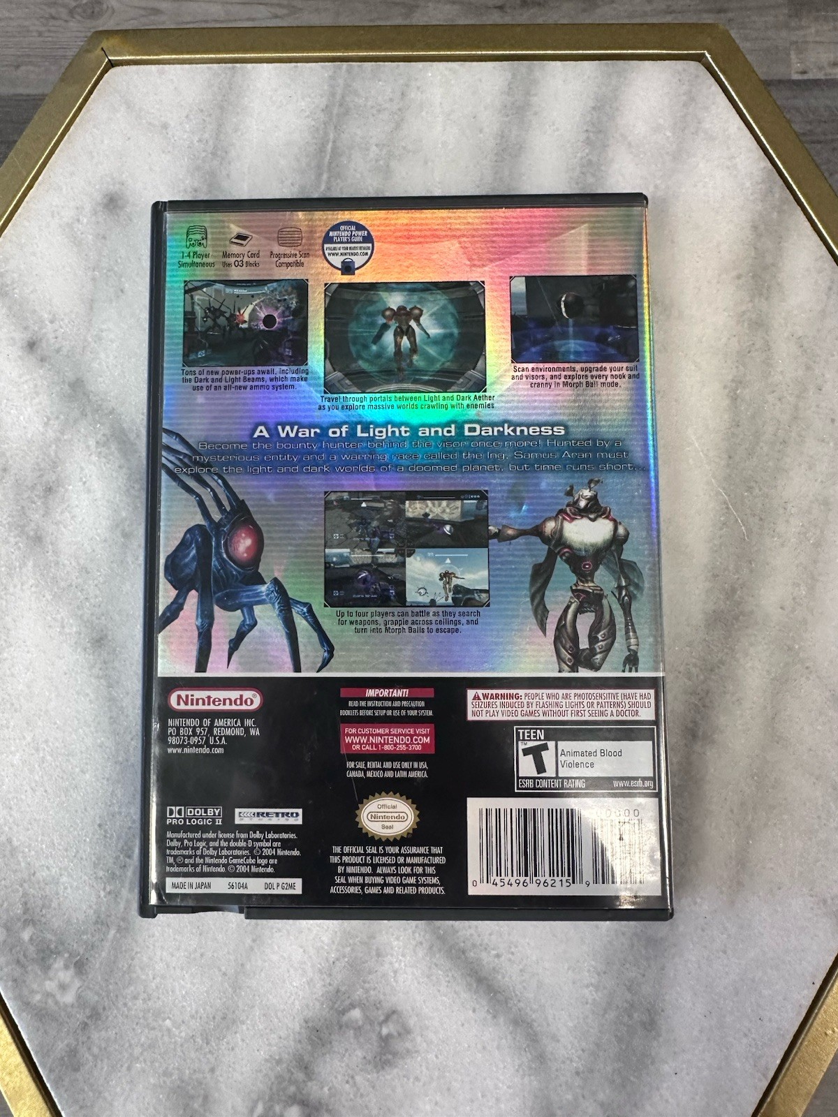 Metroid Prime 2: Echoes – Nintendo GameCube – Manual