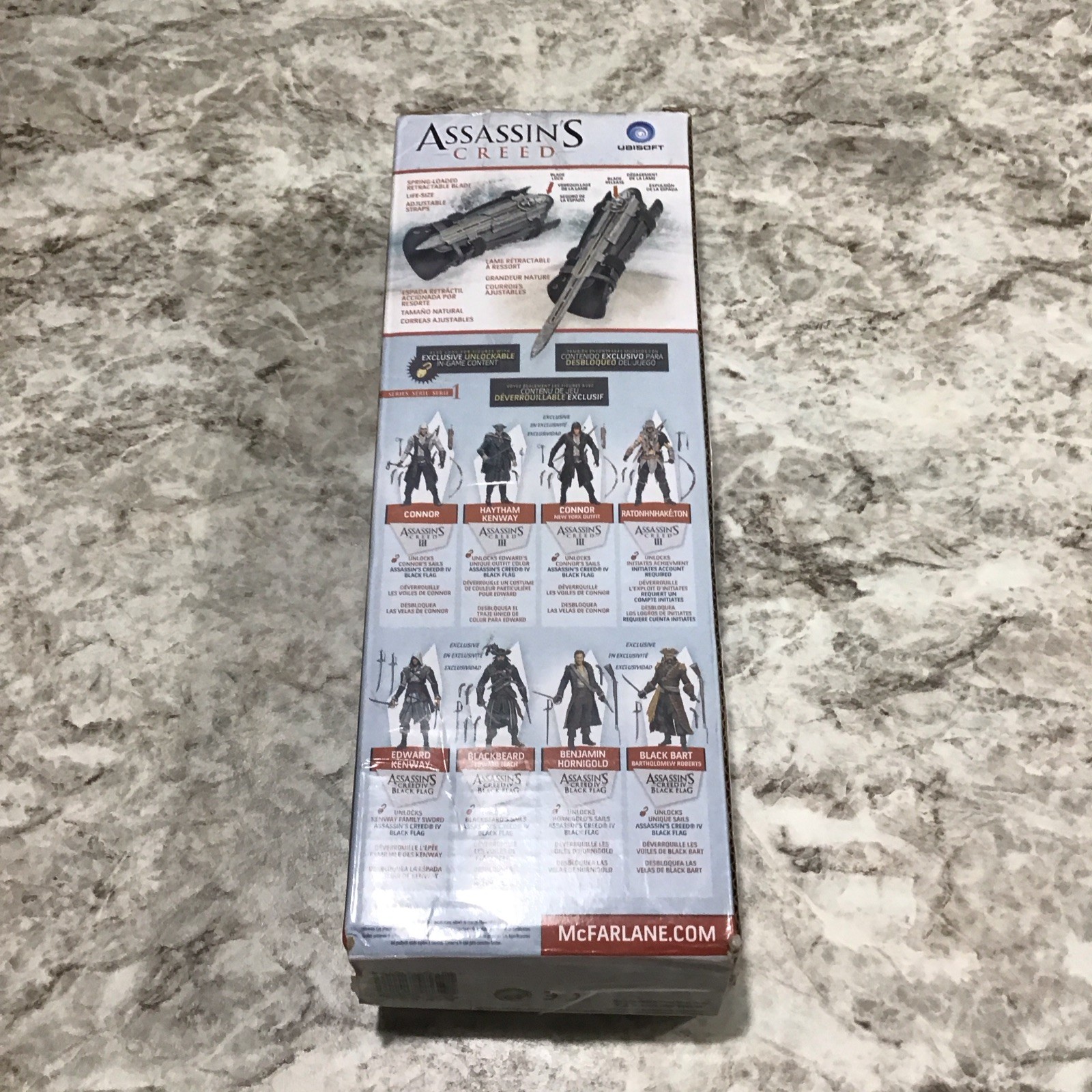 McFarlane Assassin’s Creed Hidden Blade Gauntlet With Open Box