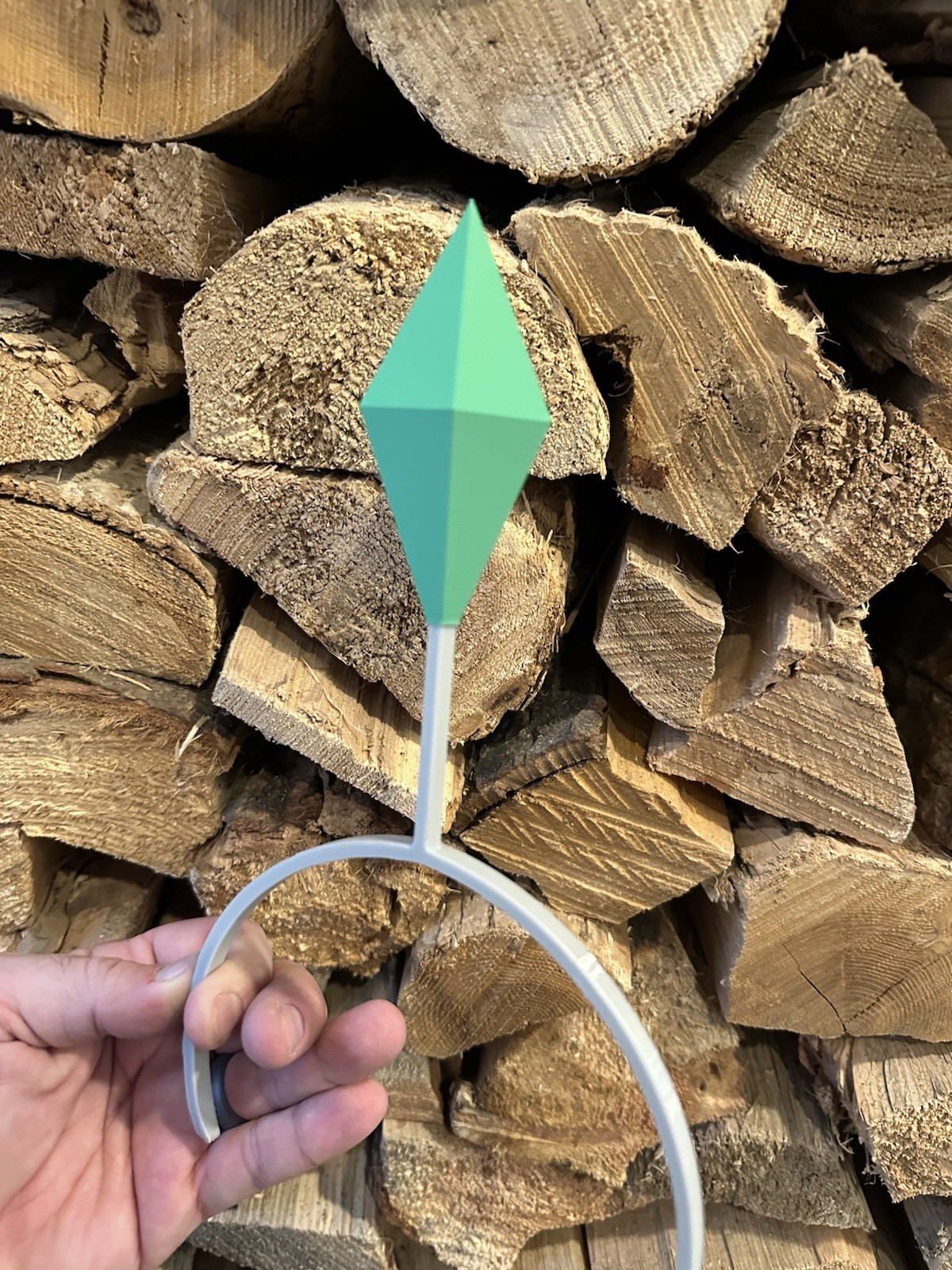 Plumbob-Style Headband | The Sims Inspired Diamond Cosplay Gamer Headpiece