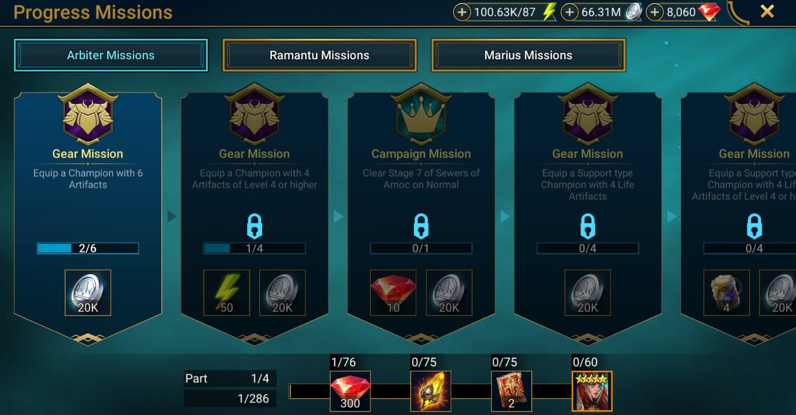 Raid Shadow Legends | Starter 2 Mythical – Galathir and Alaz : 100k energy