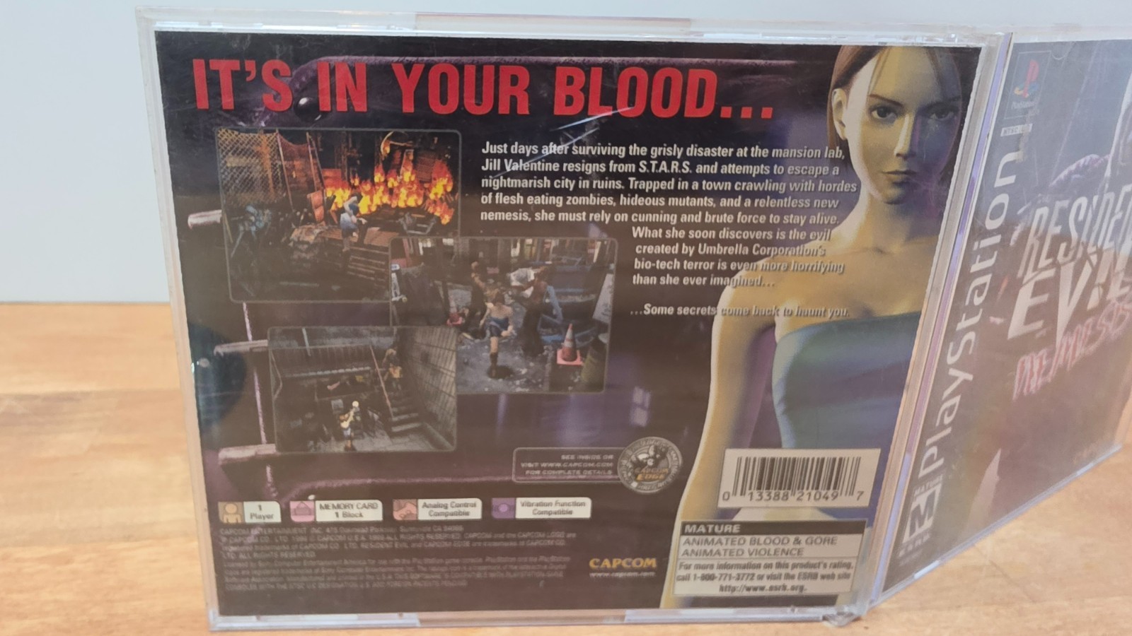 Resident Evil 3: Nemesis (PlayStation 1 PS1, 1999)