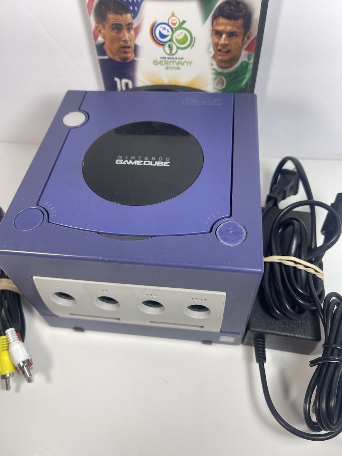 Nintendo GameCube DOL-001 Purple Indigo Console (Tested!) – READ
