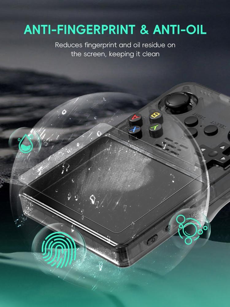 2PCS ​Film Screen Protector For R36S R35S RGB20S 3.5-inch Screen Tempered Film
