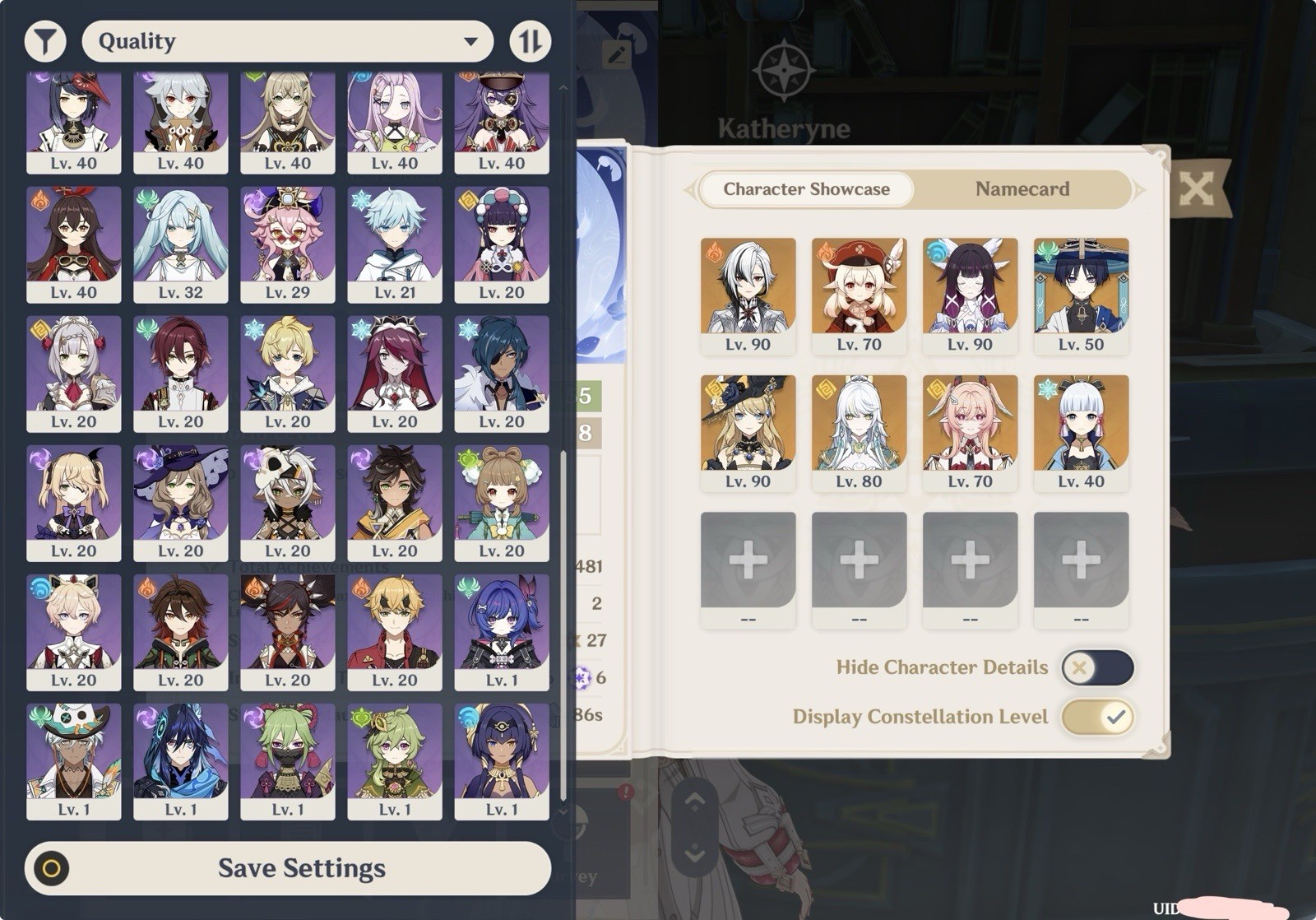 Europe Server AR 55 Account (Zibai Premium, Arlecchino, etc) MSG BEFORE BUYING!!