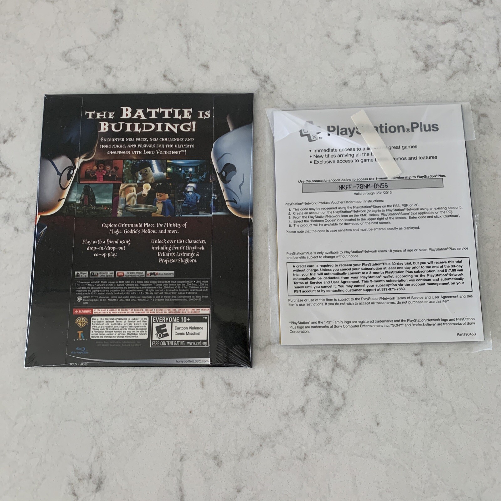 NEW LEGO Harry Potter: Years 5-7 (Sony PlayStation 3, 2011) Digipak & Manual