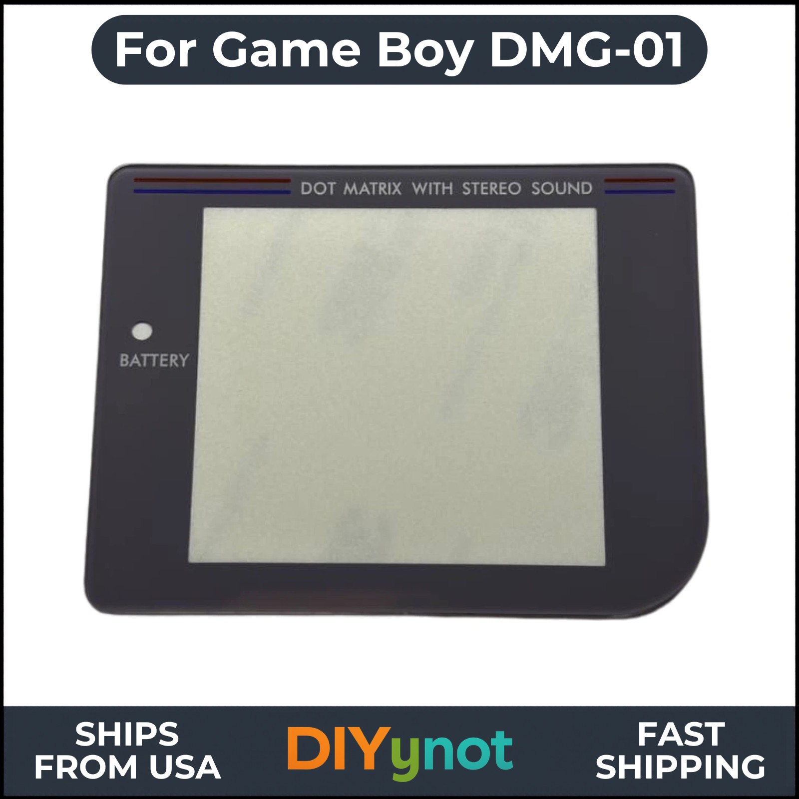 Glass Screen Lens for Nintendo Game Boy DMG-01 OEM Fit Replacement
