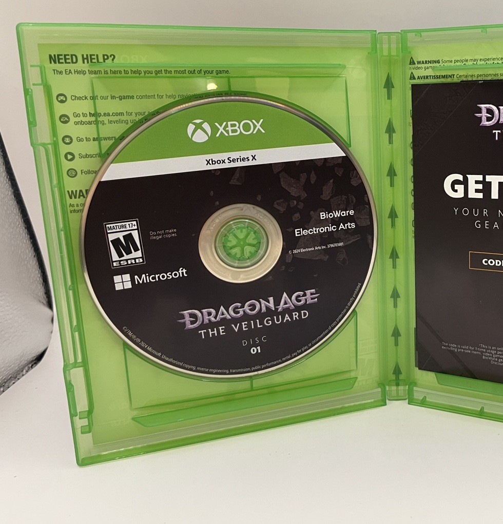 Dragon Age: Veilguard Deluxe Edition – Microsoft Xbox Series X – NEW Unsealed
