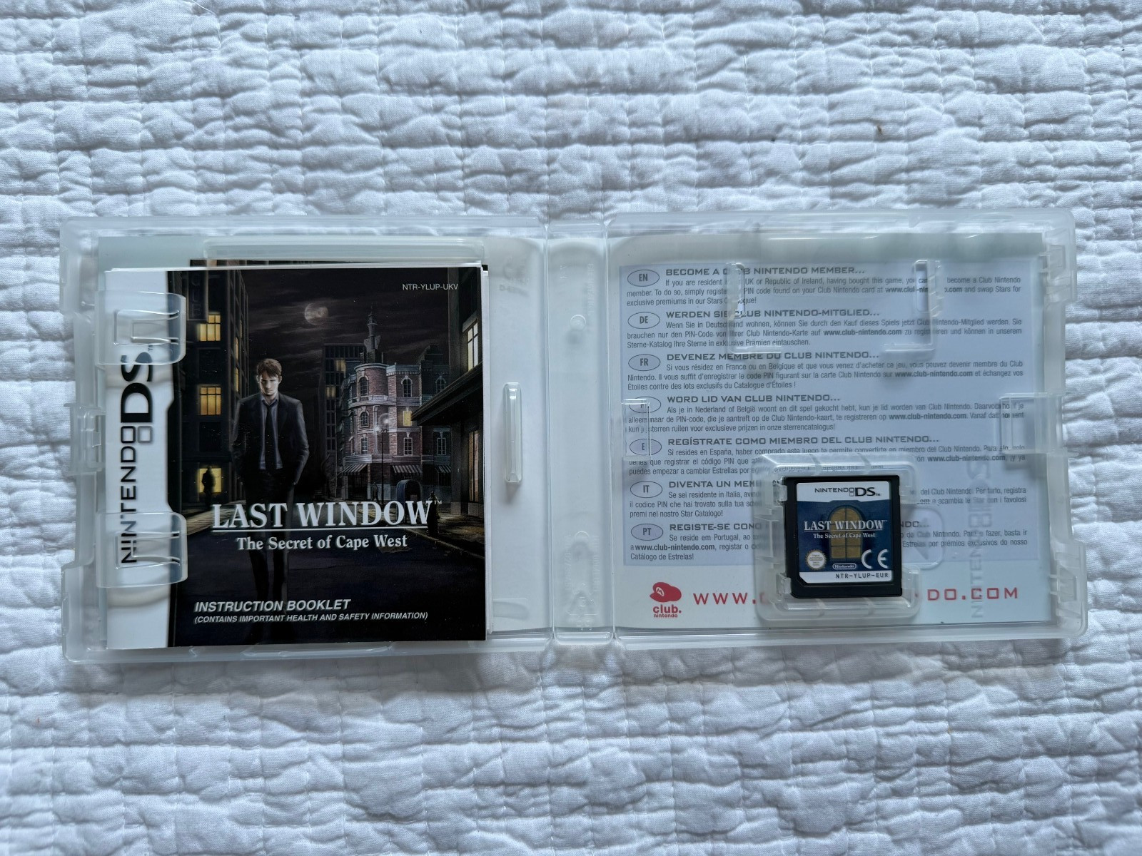 ds LAST WINDOW The Secret Of Cape West REGION FREE (Works On US Consoles) *PAL