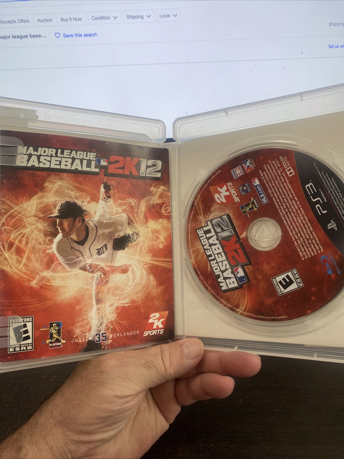 Major League Baseball 2K12 PS3 (Sony PlayStation 3, 2012) CIB