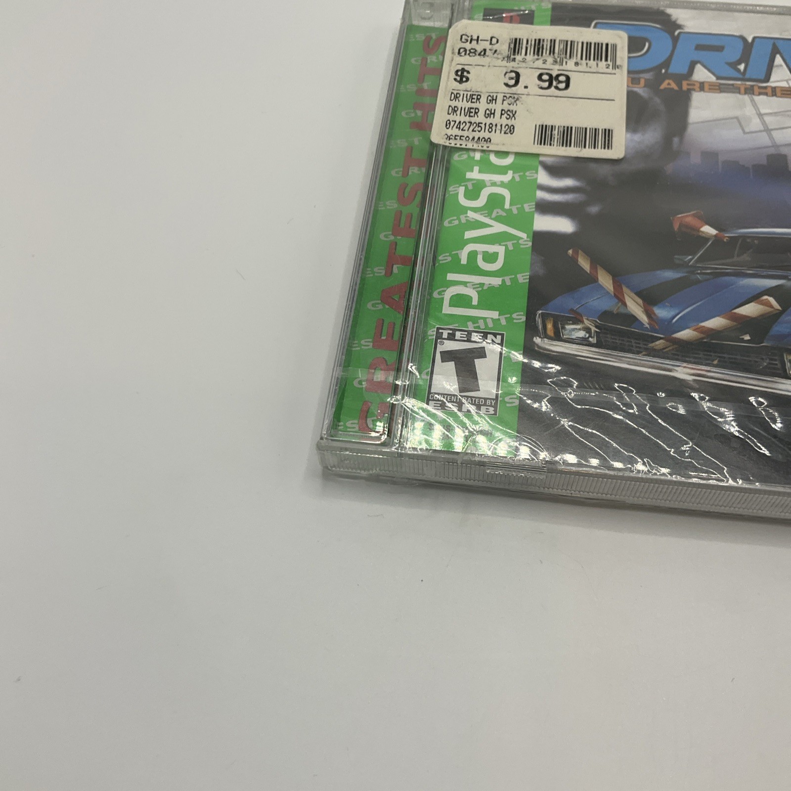 Driver (Sony PlayStation 1, 1999) Greatest Hits New Sealed Unopened