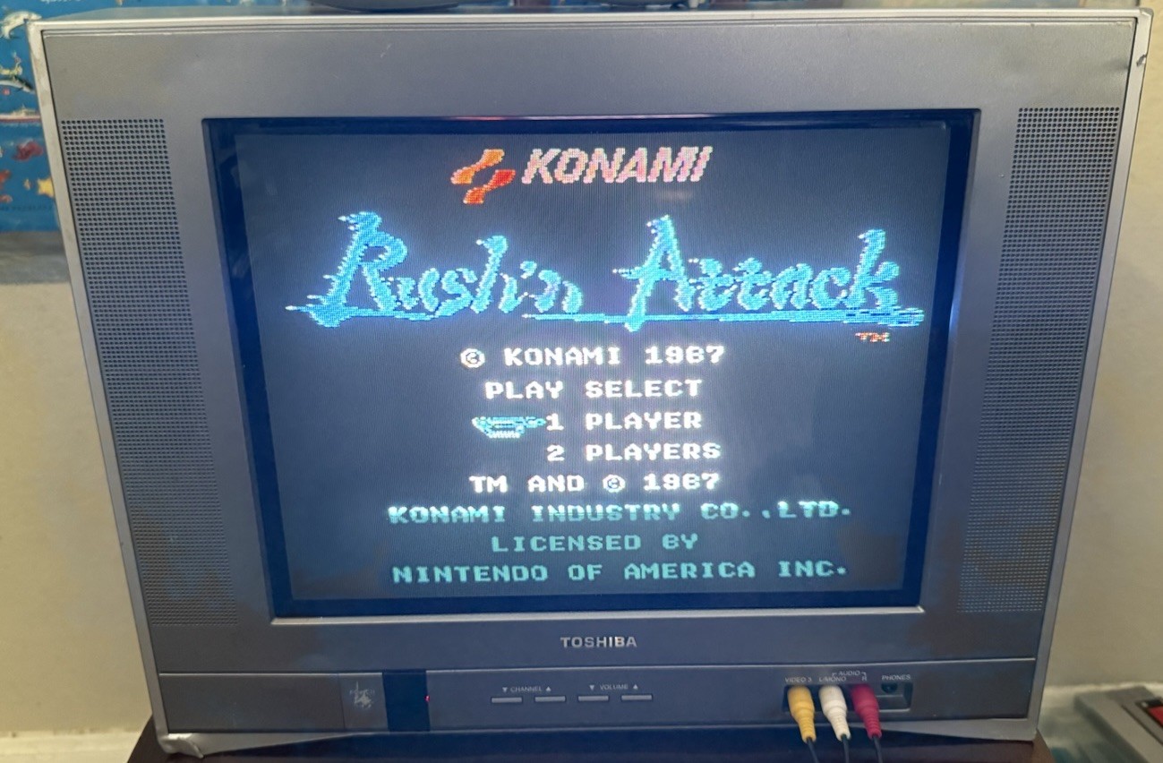Rush’n Attack (Nintendo NES) Game Cartridge NTSC-U/C 1987. Tested. Authentic.