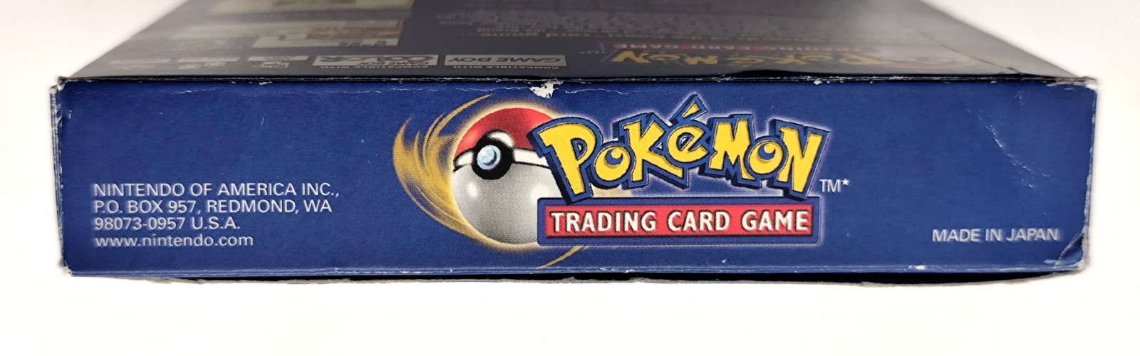 Pokemon Trading Card Game (Game Boy Color GCB, 2000) COMPLETE CIB Authentic Dry