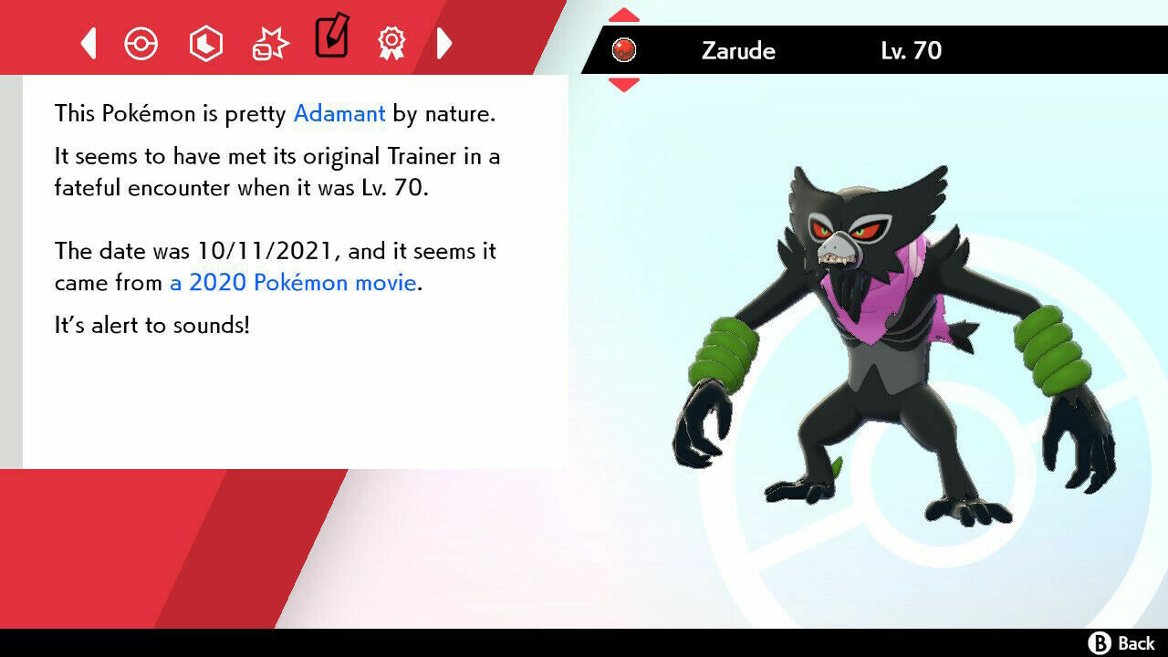 💚 Dada Zarude Event | Pokémon the Movie Coco | Pokémon Sword & Shield UNTOUCHED