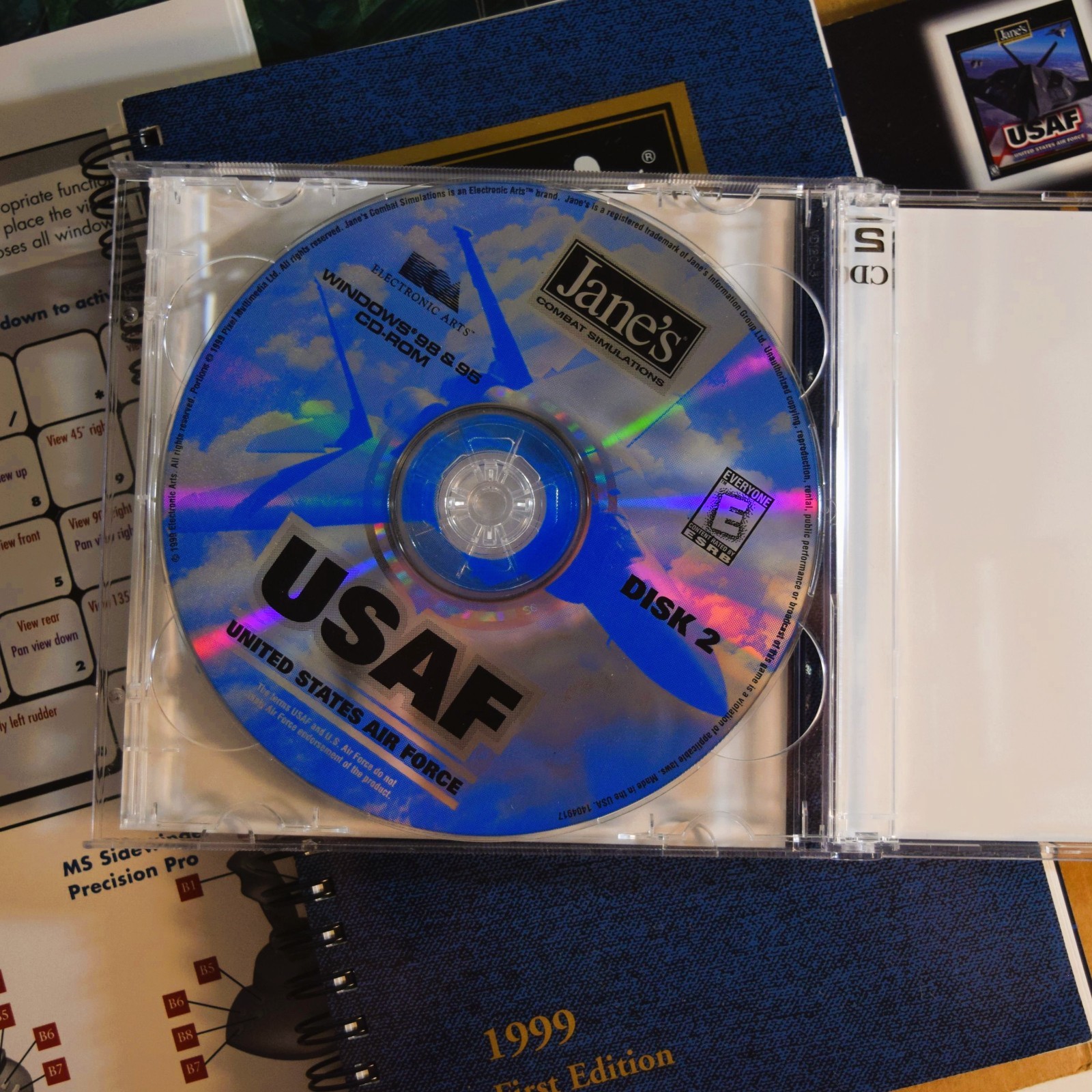 Jane’s USAF United States Air Force (1999) Big Box Combat Simulator PC CD-ROM