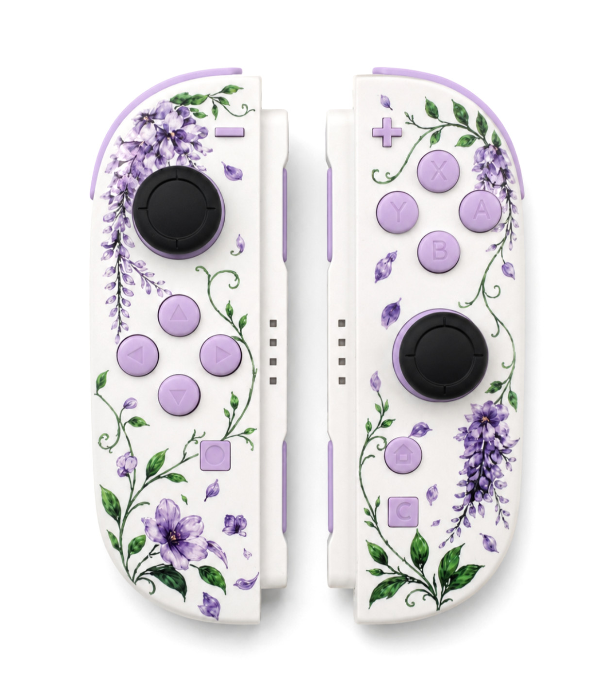Custom Lavander Nintendo Switch 2 Joy-Cons with TMR Drift-Resistant Joysticks